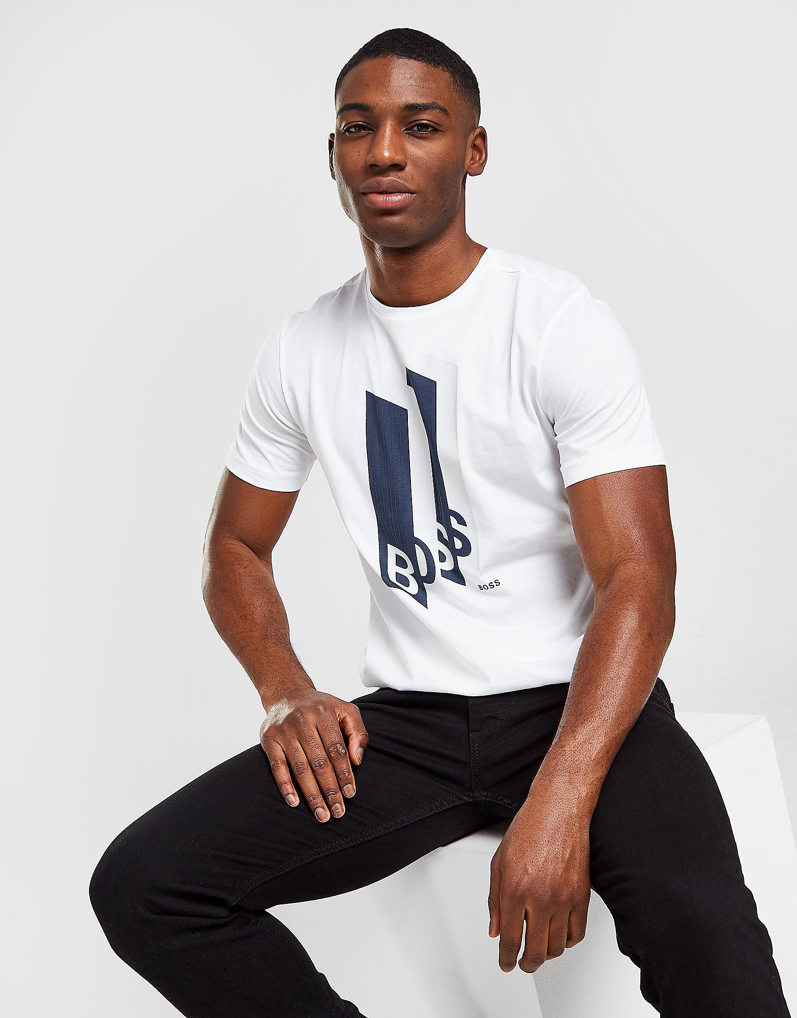 

BOSS Card Stack T-Shirt - White - Mens, White