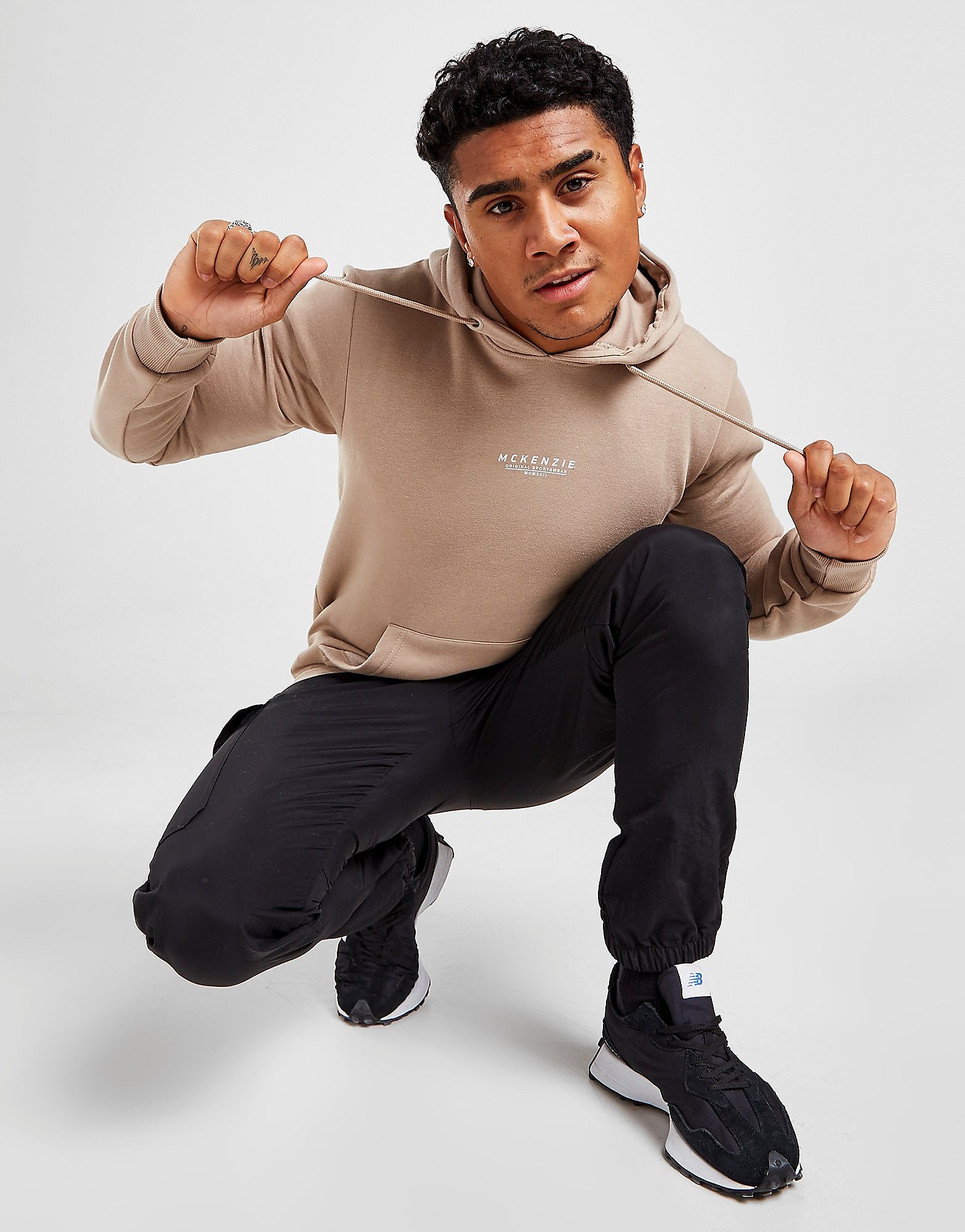 

McKenzie Essential Overhead Hoodie - Only at JD - Brown - Mens, Brown
