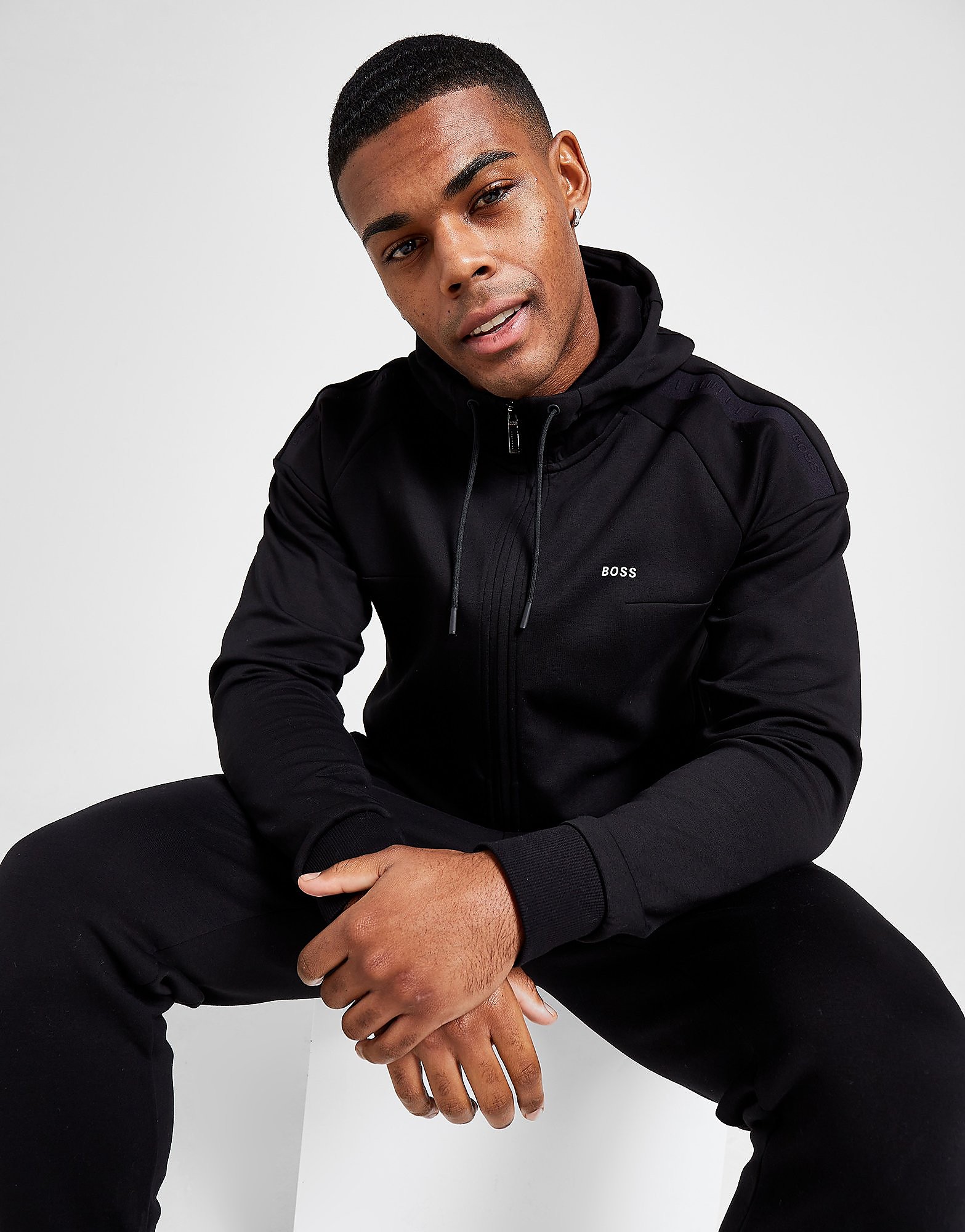 

BOSS Athleisure Saggy Hoodie - Black - Mens, Black