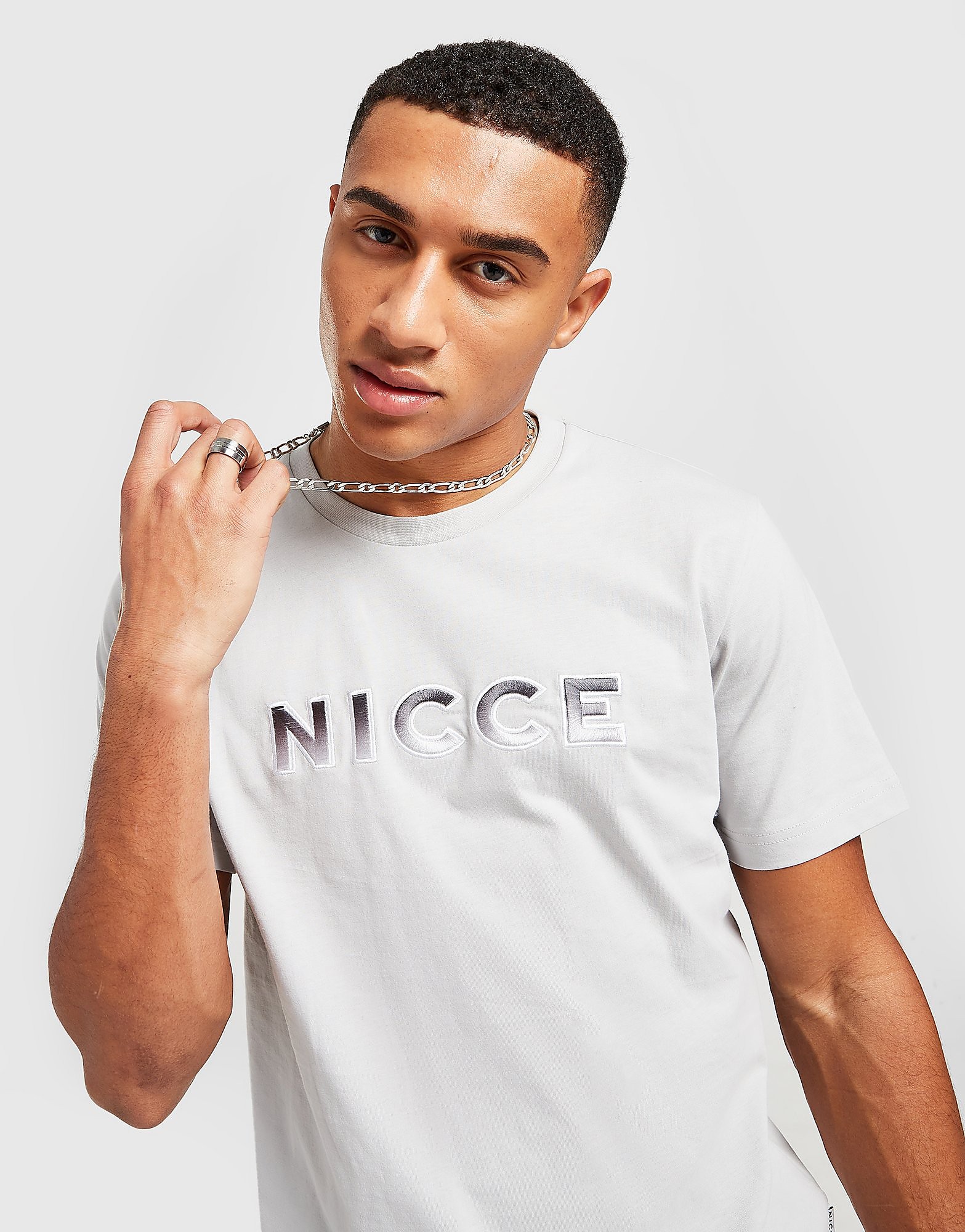 

Nicce Divide T-Shirt - Only at JD - Grey - Mens, Grey