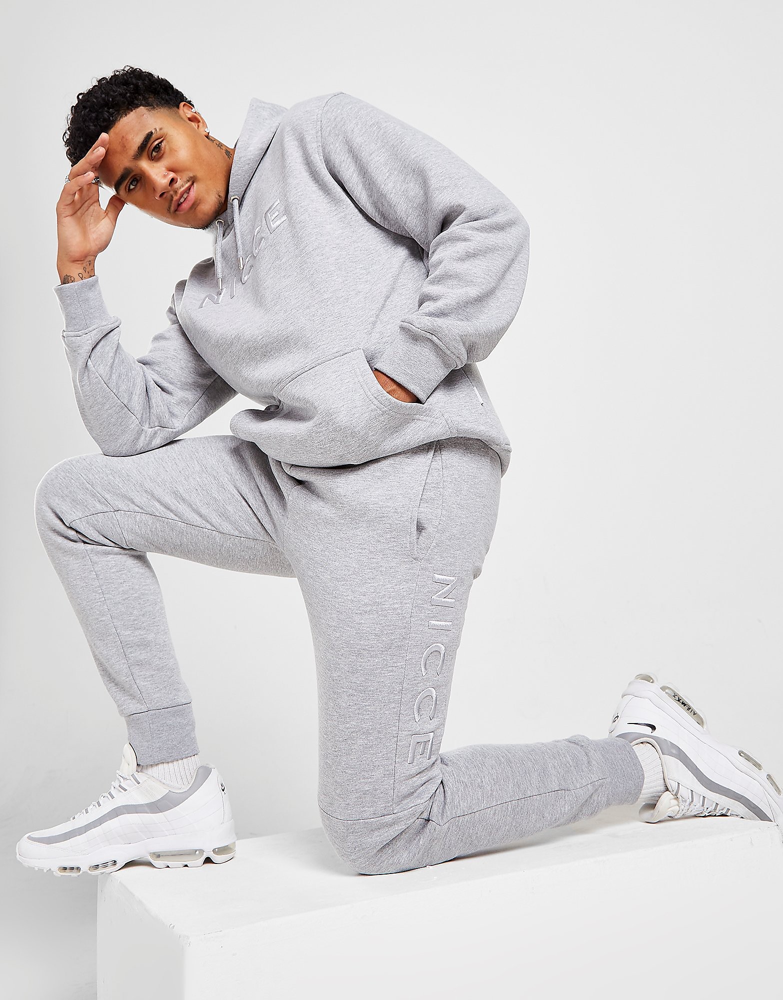 

Nicce Mercury Joggers - Grey - Mens, Grey