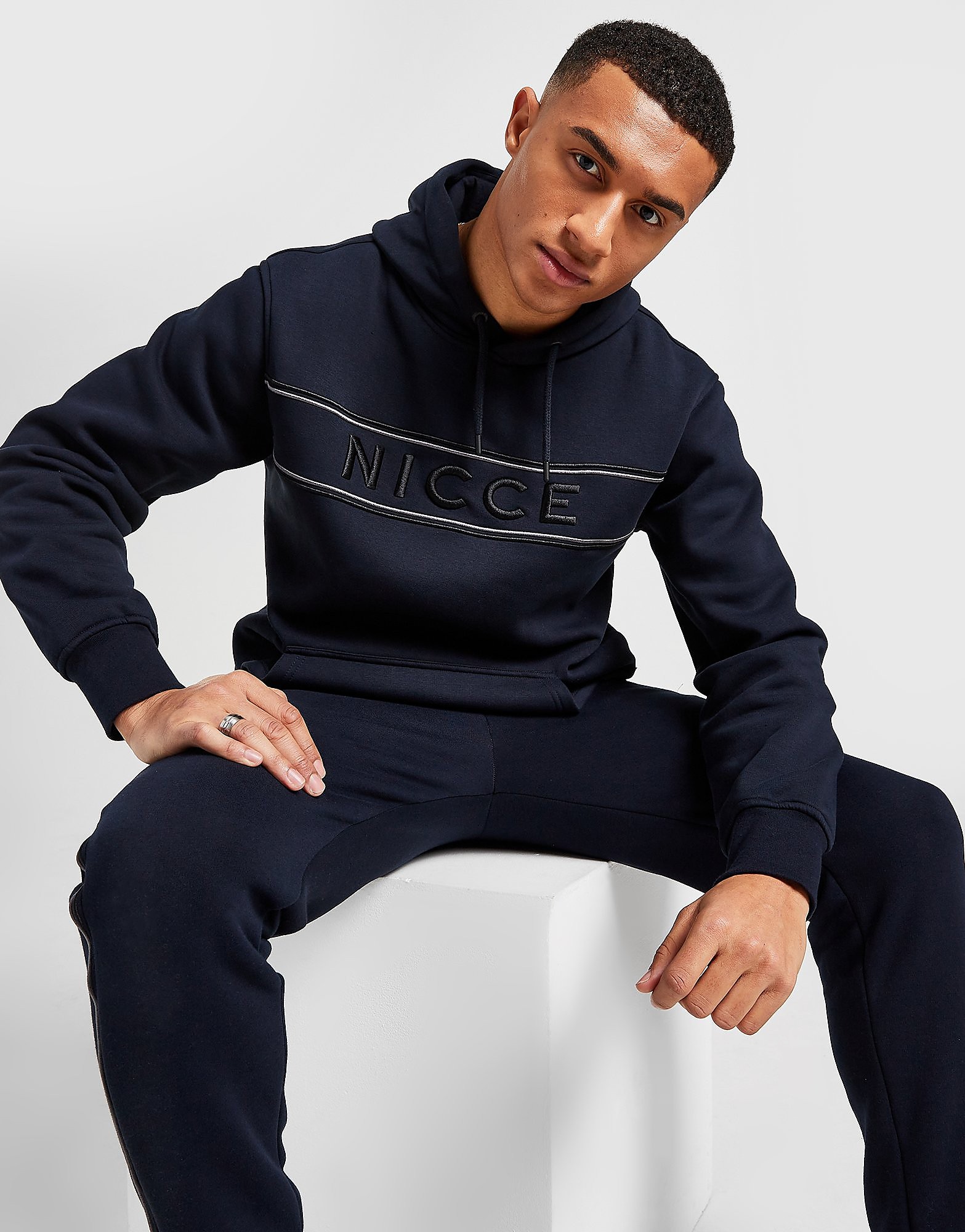 

Nicce Cedar Overhead Hoodie - Only at JD - Blue - Mens, Blue