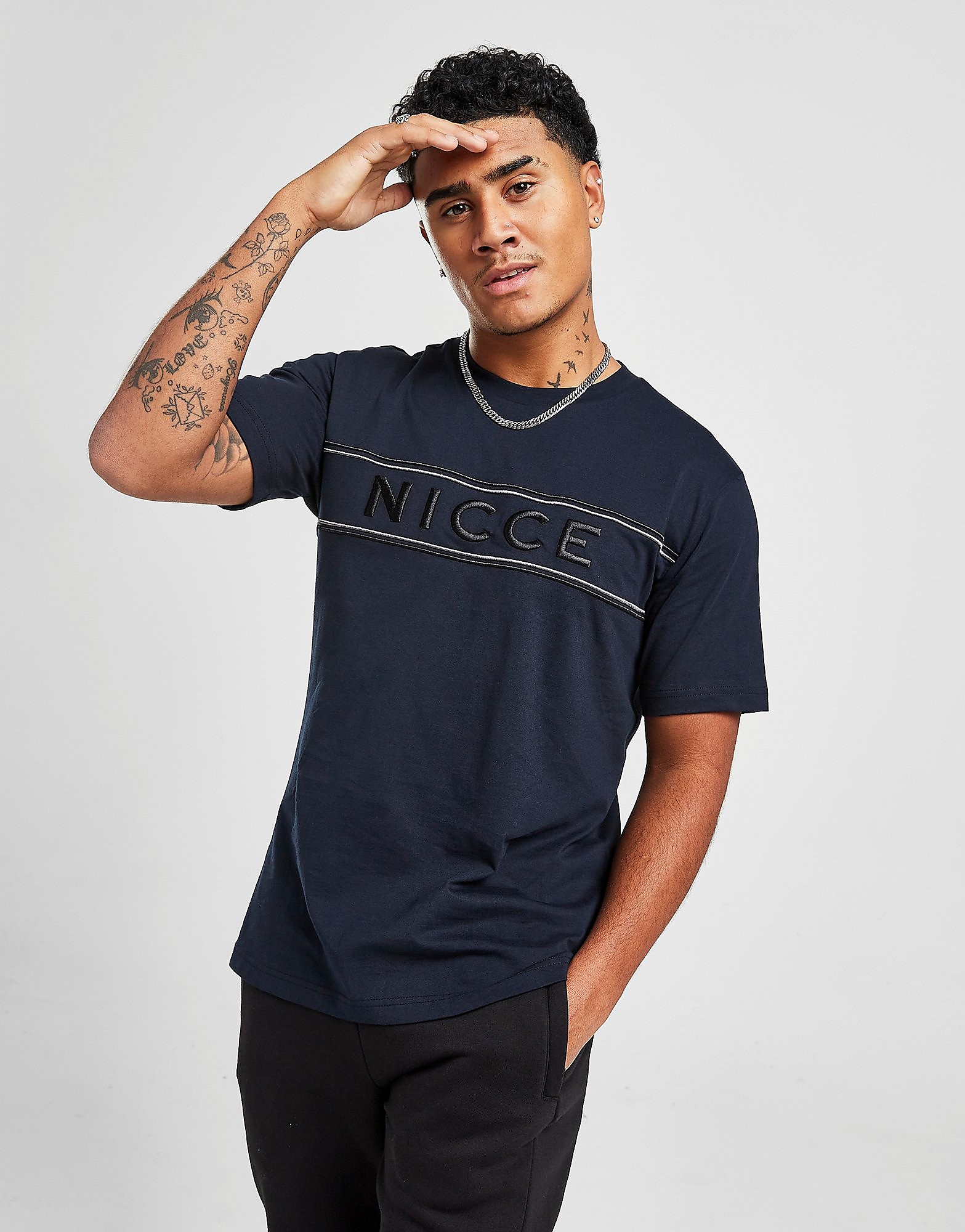 

Nicce Cedar T-Shirt - Only at JD - Navy - Mens, Navy