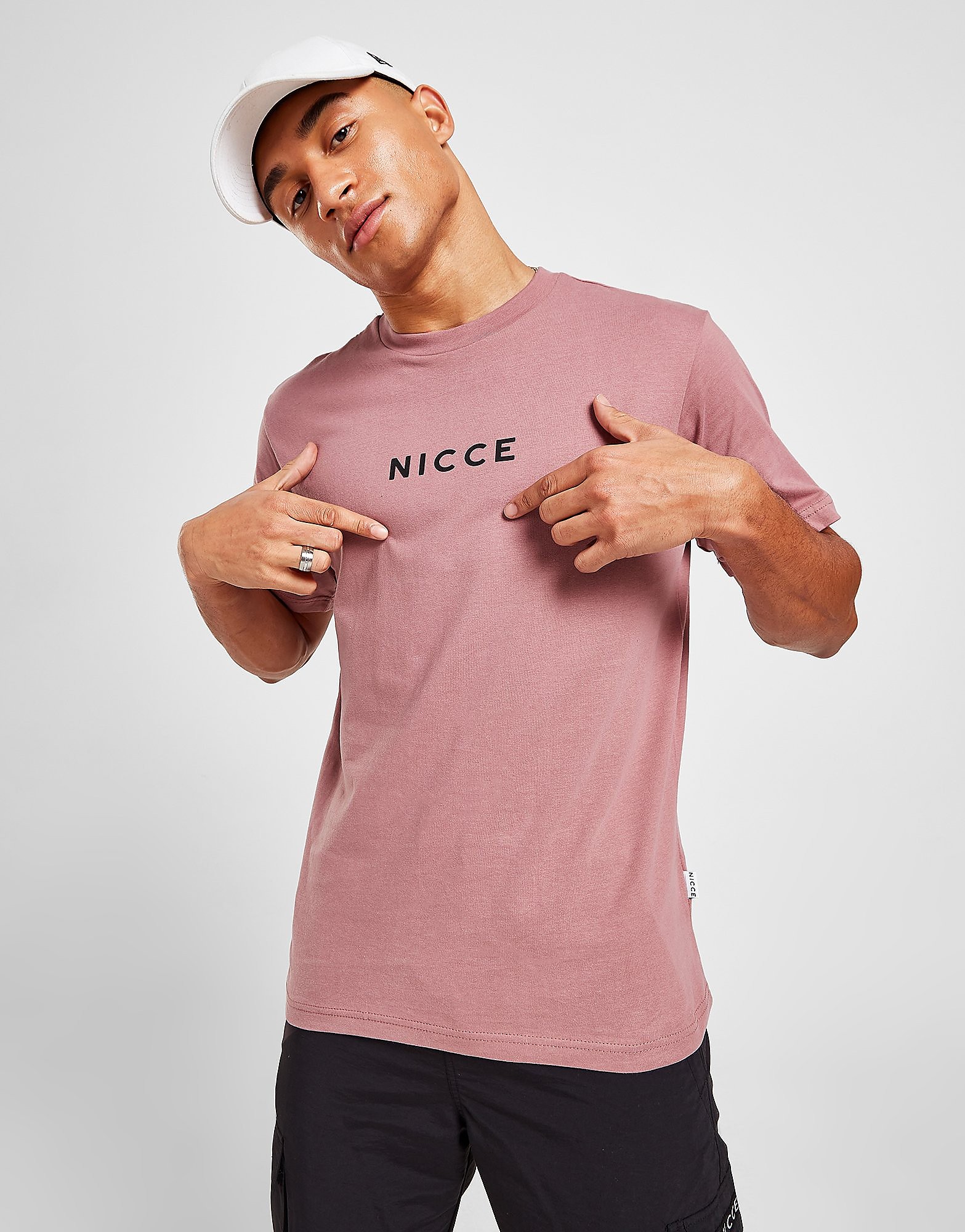 

Nicce Centre Logo T-Shirt - Only at JD - Pink - Mens, Pink