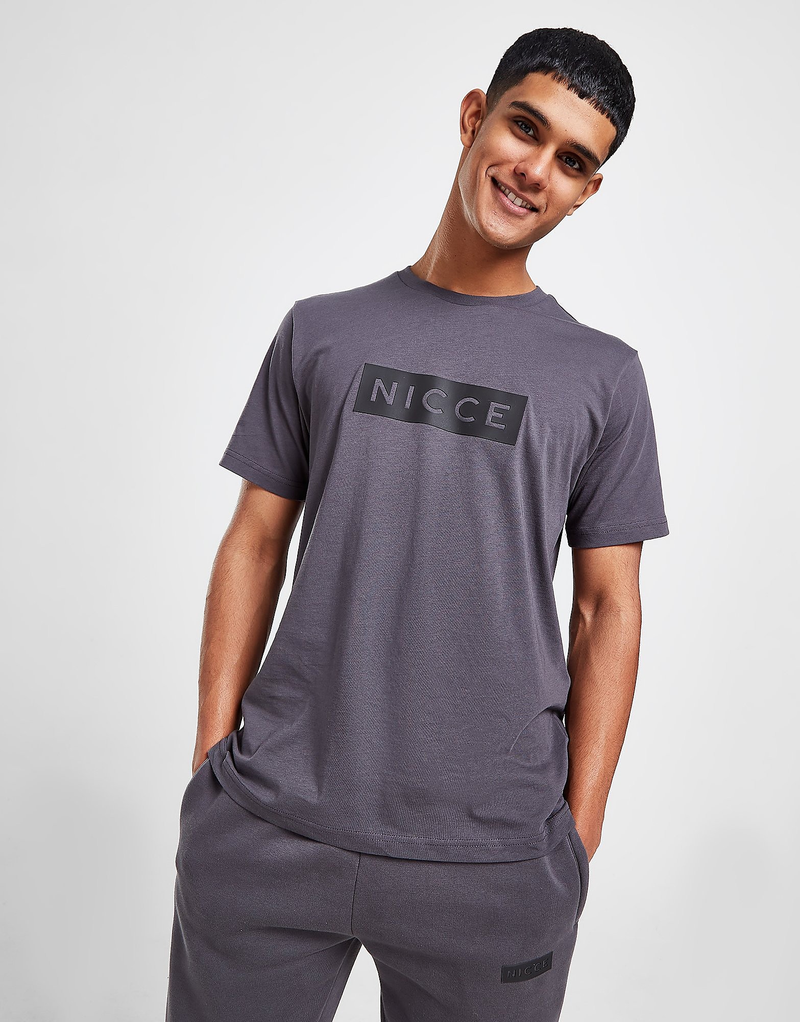 

Nicce Peak T-Shirt - Only at JD - Grey - Mens, Grey