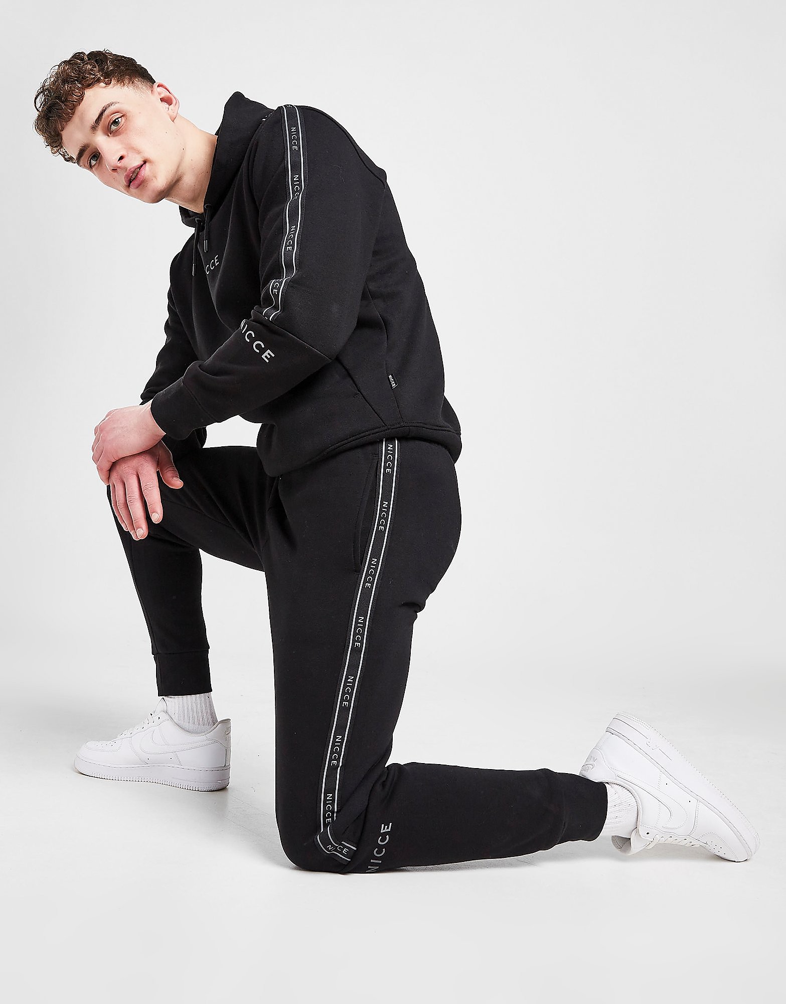 

Nicce Pulse Tape Joggers - Only at JD - Black - Mens, Black