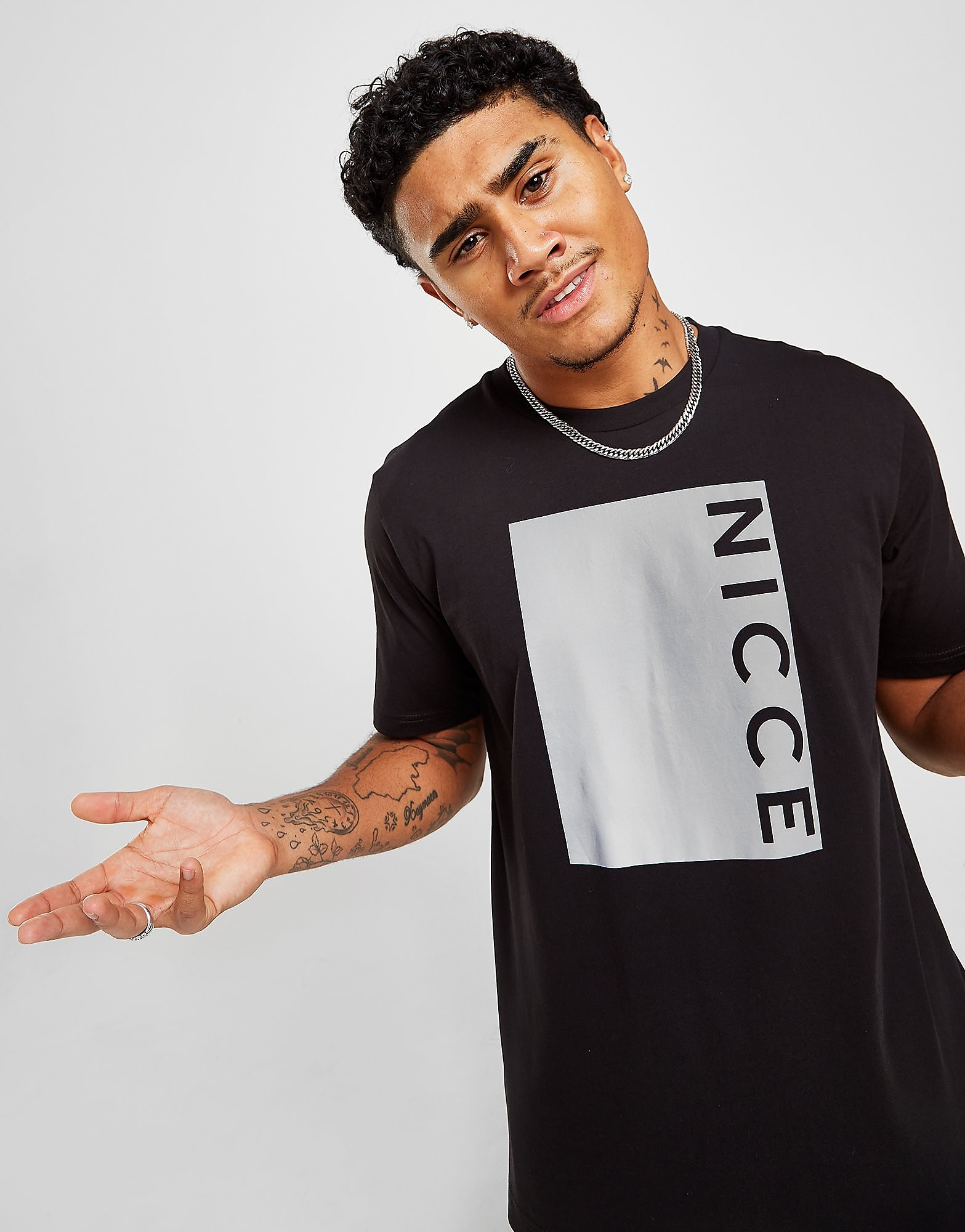 

Nicce Cube T-Shirt - Black - Mens, Black