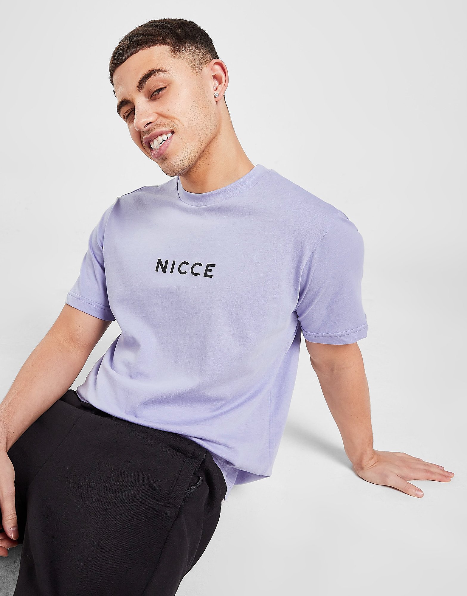 

Nicce Centre Logo T-Shirt - Purple, Purple