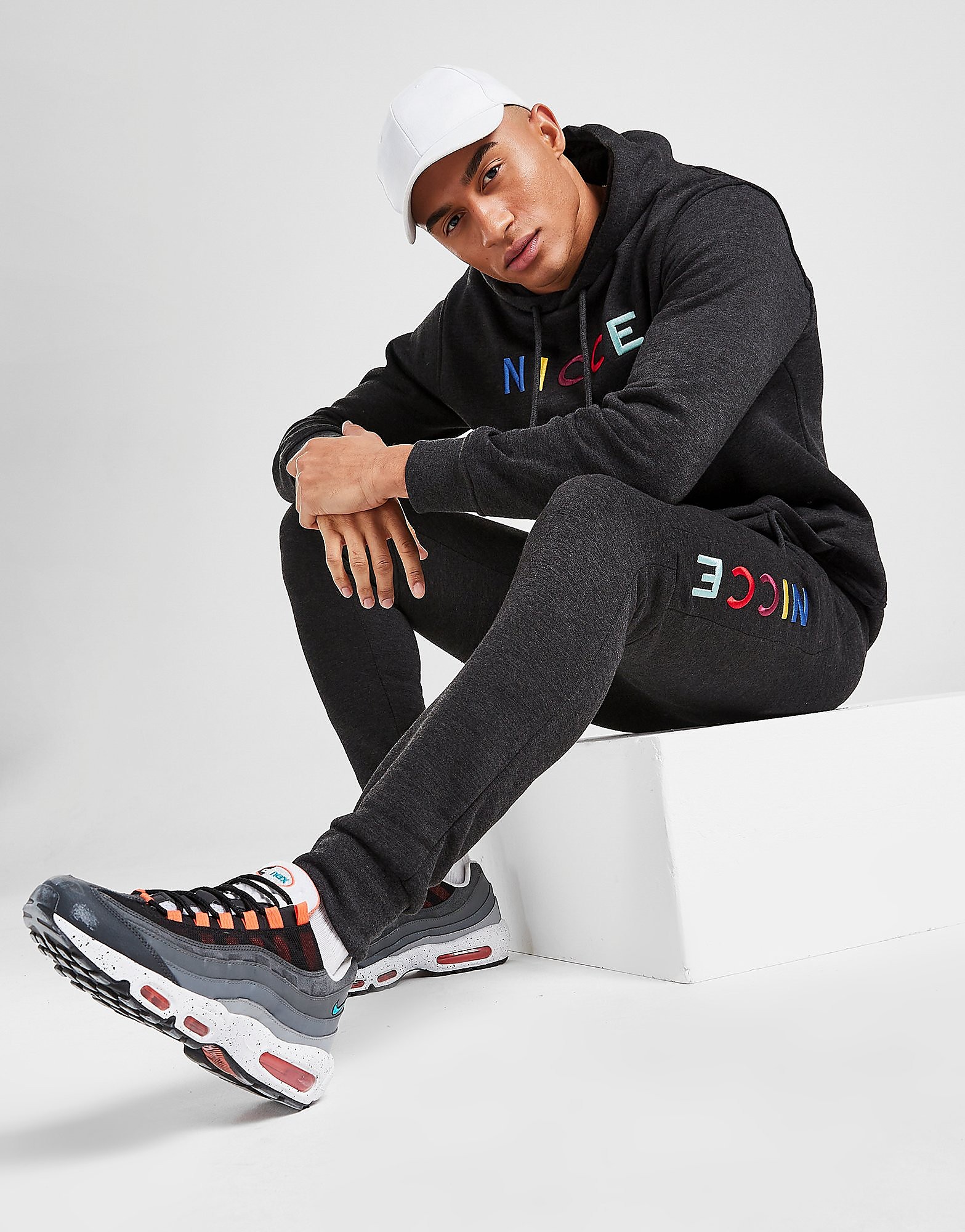 

Nicce Dallas Joggers - Grey - Mens, Grey