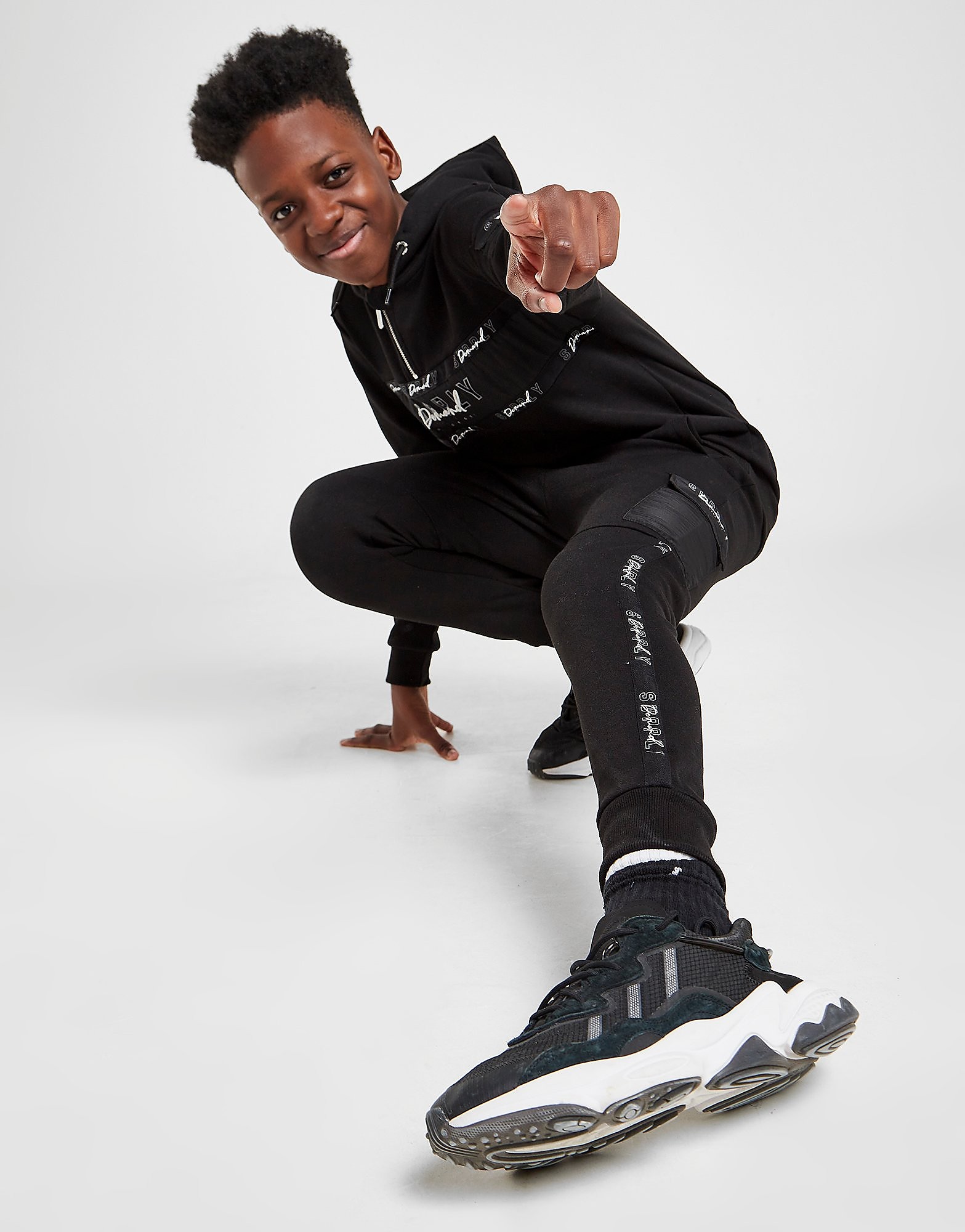 

Supply & Demand Runway Tape Track Pants Junior - Black - Kids, Black