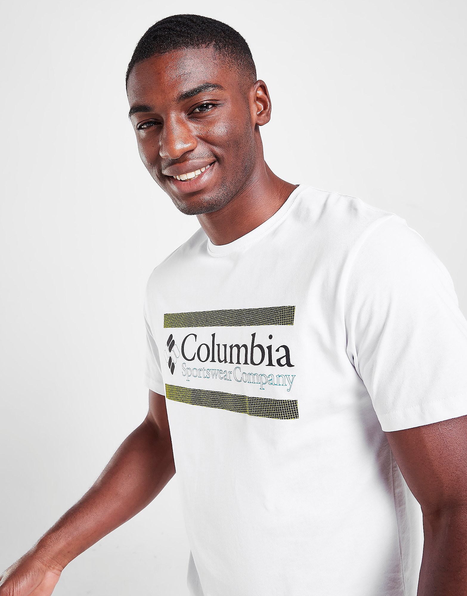 

Columbia Grid T-Shirt - White - Mens, White