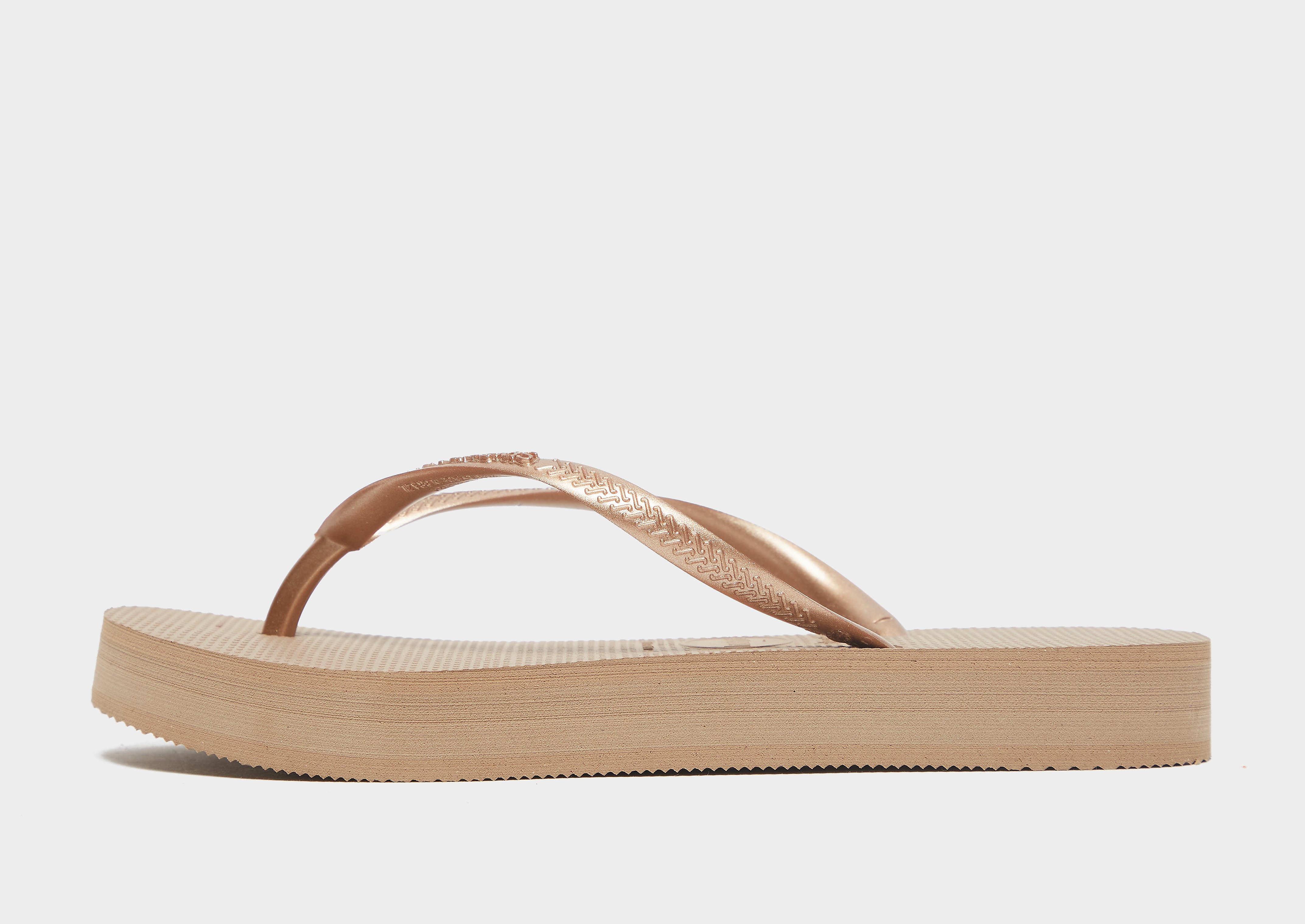 Havaianas Slim Platform Flip Flops Women's - Brown, Brown