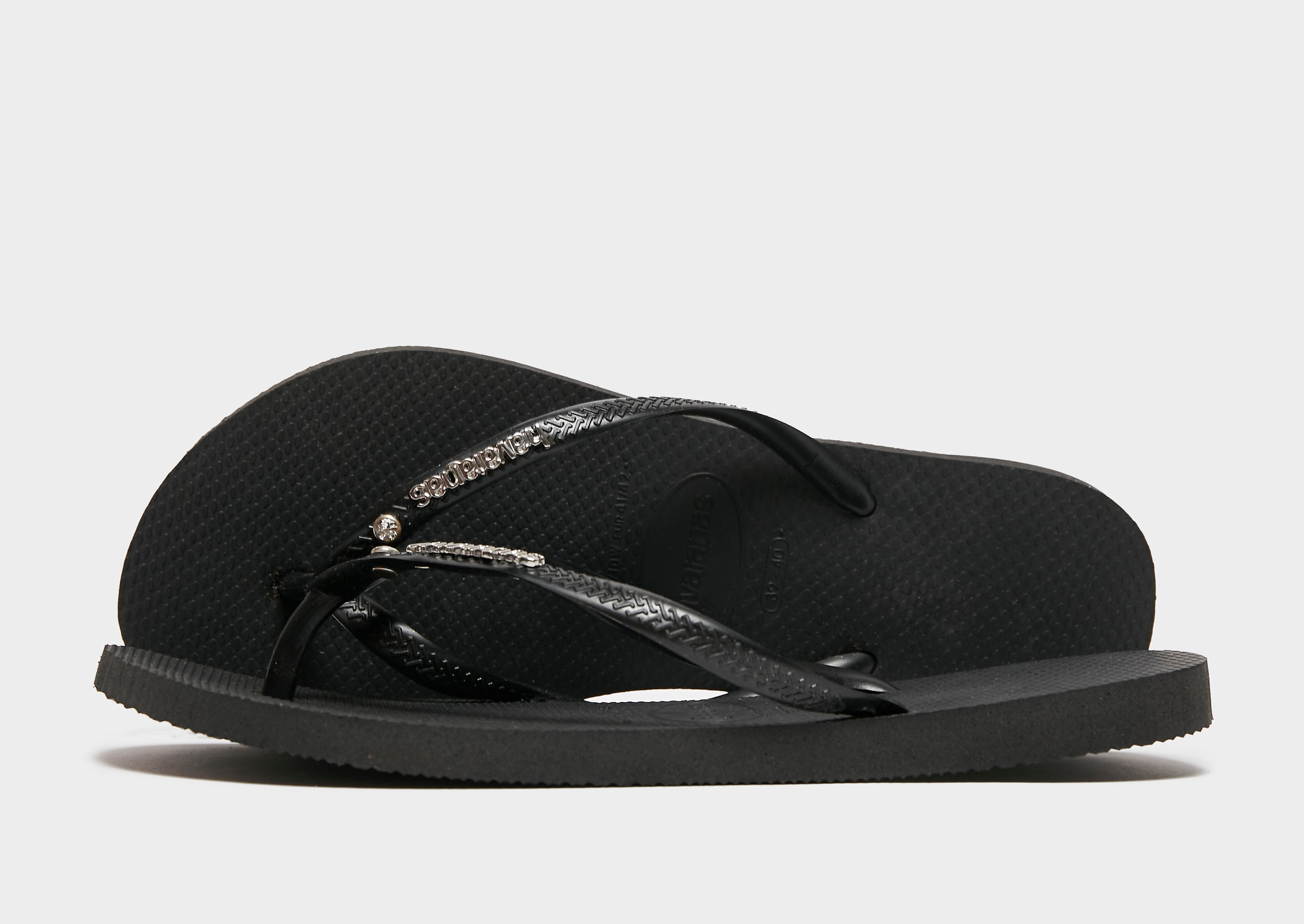 

Havaianas Slim Crystal Flip Flops Women's - Black, Black