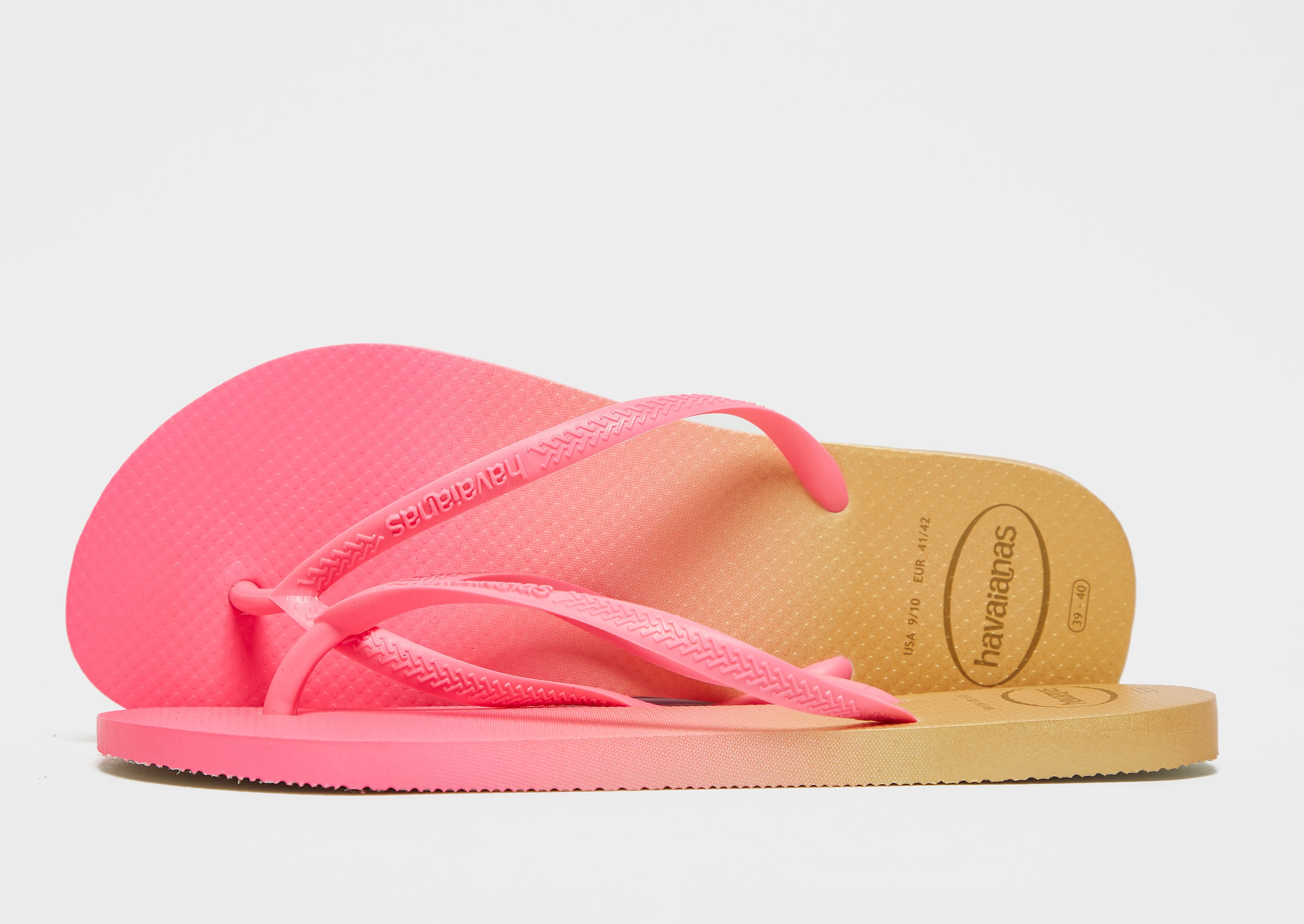 

Havaianas Slim Gradient Flip Flops - Pink - Womens, Pink
