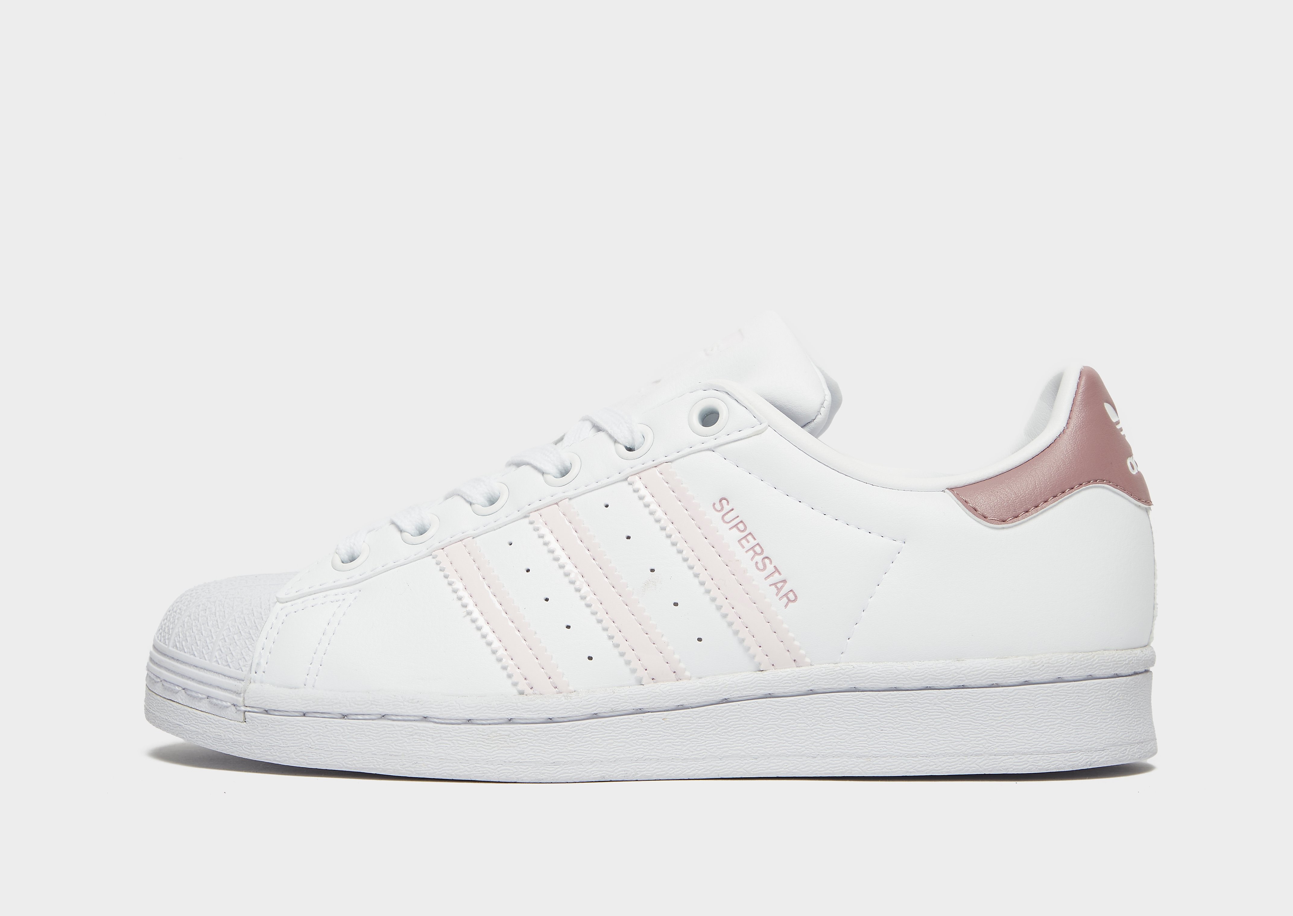 

adidas Originals Superstar Junior - Cloud White / Almost Pink / Magic Mauve - Kids, Cloud White / Almost Pink / Magic Mauve