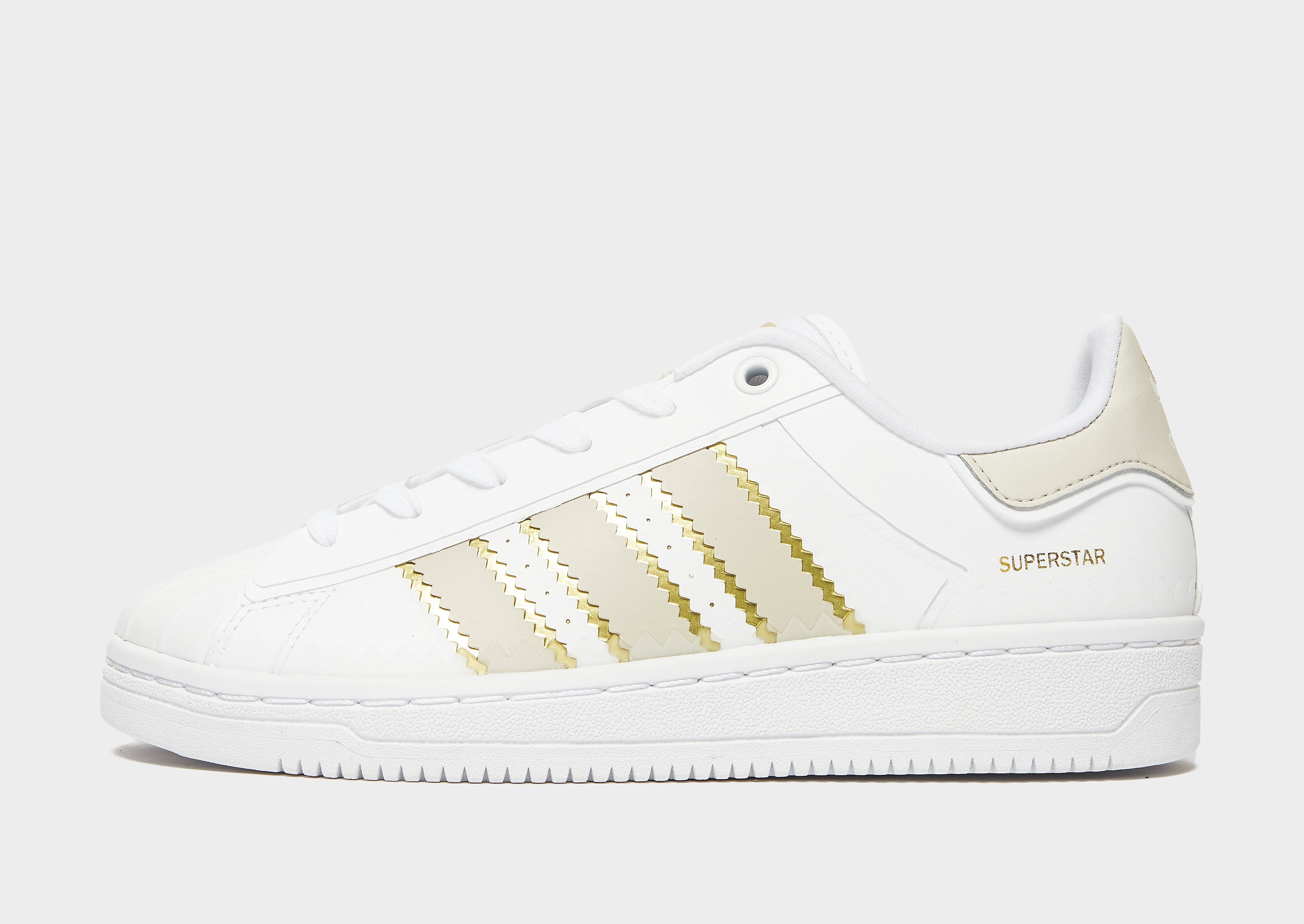 

adidas Originals Superstar Women's - Cloud White / Bliss / Gold Metallic, Cloud White / Bliss / Gold Metallic