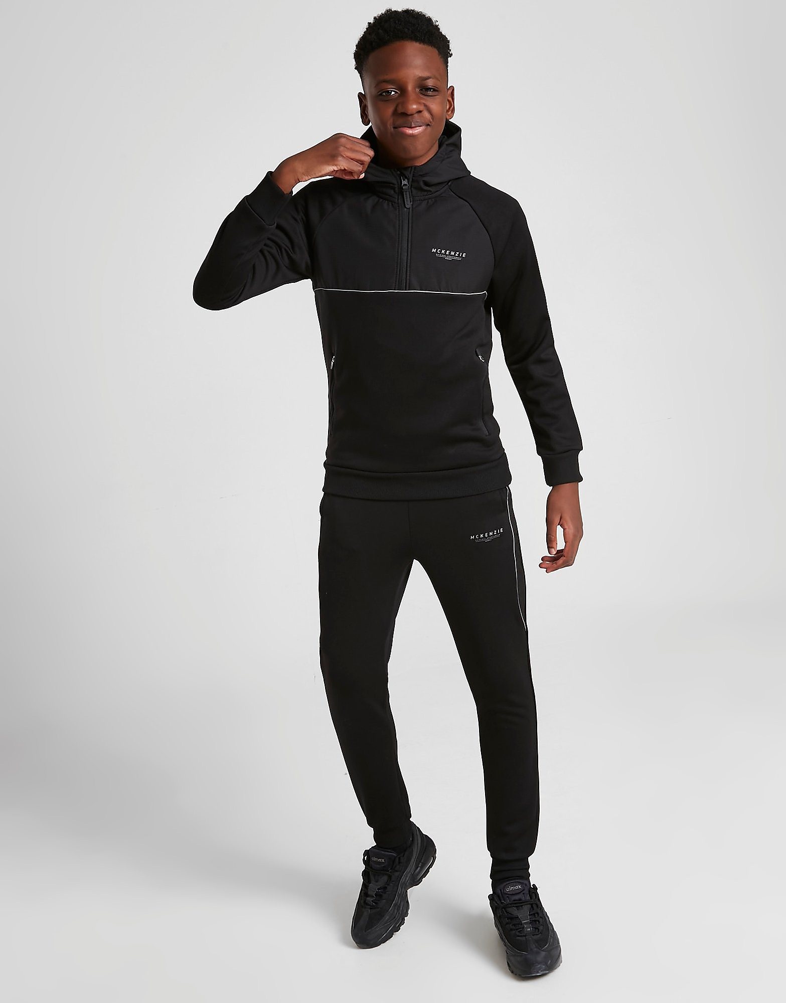 

McKenzie Apollo 1/4 Tracksuit Junior - Black - Kids, Black