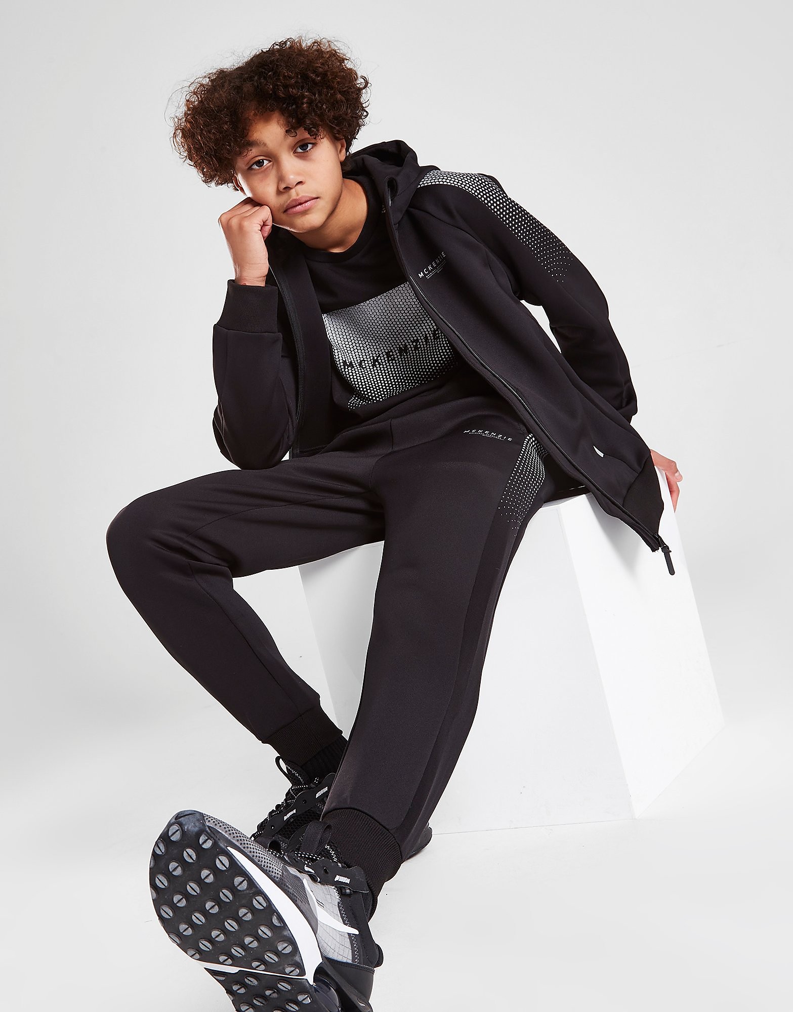 

McKenzie Geelong Poly Track Pants Junior - Black - Kids, Black