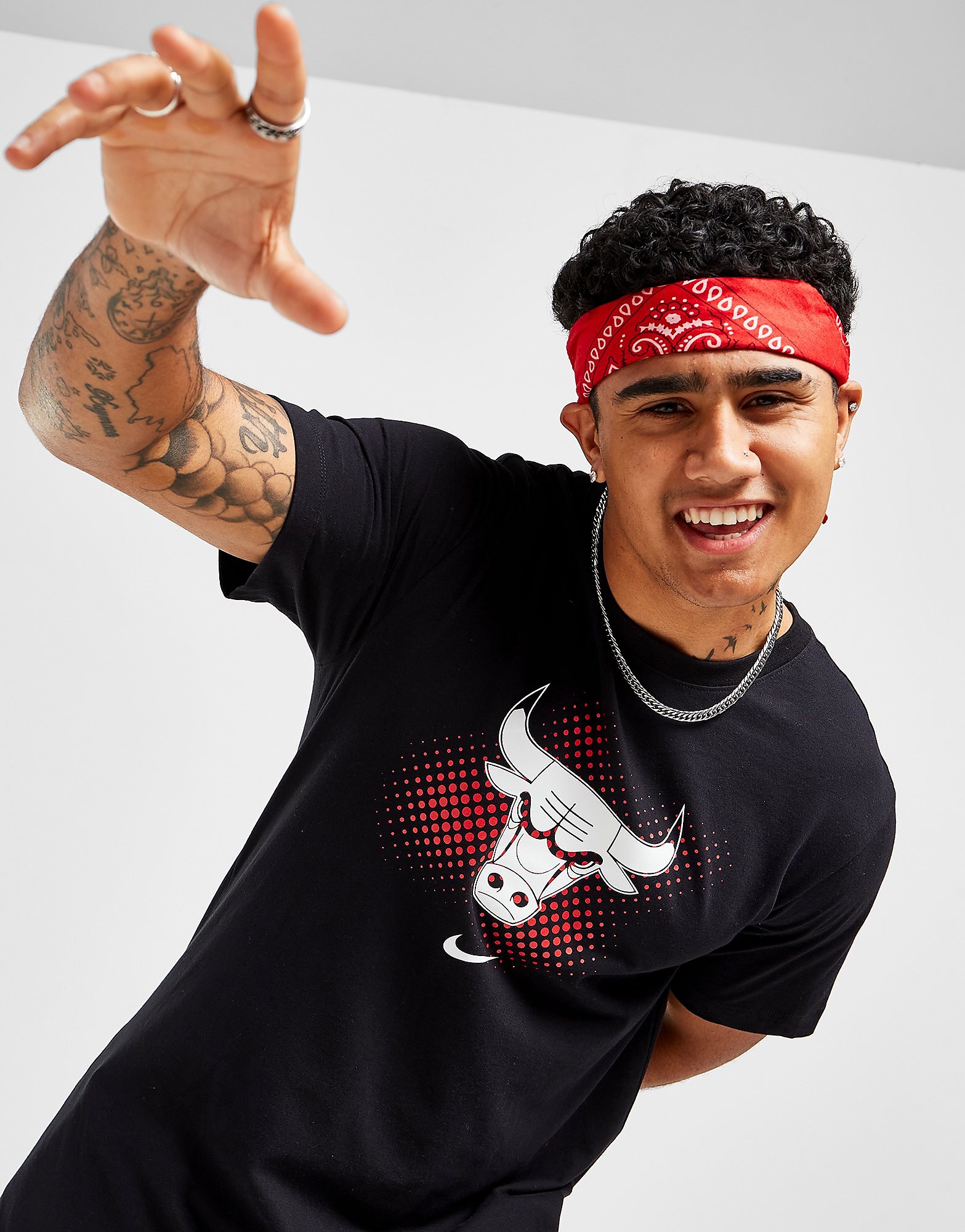 Nike NBA Chicago Bulls Dri-FIT T-Shirt, Svart
