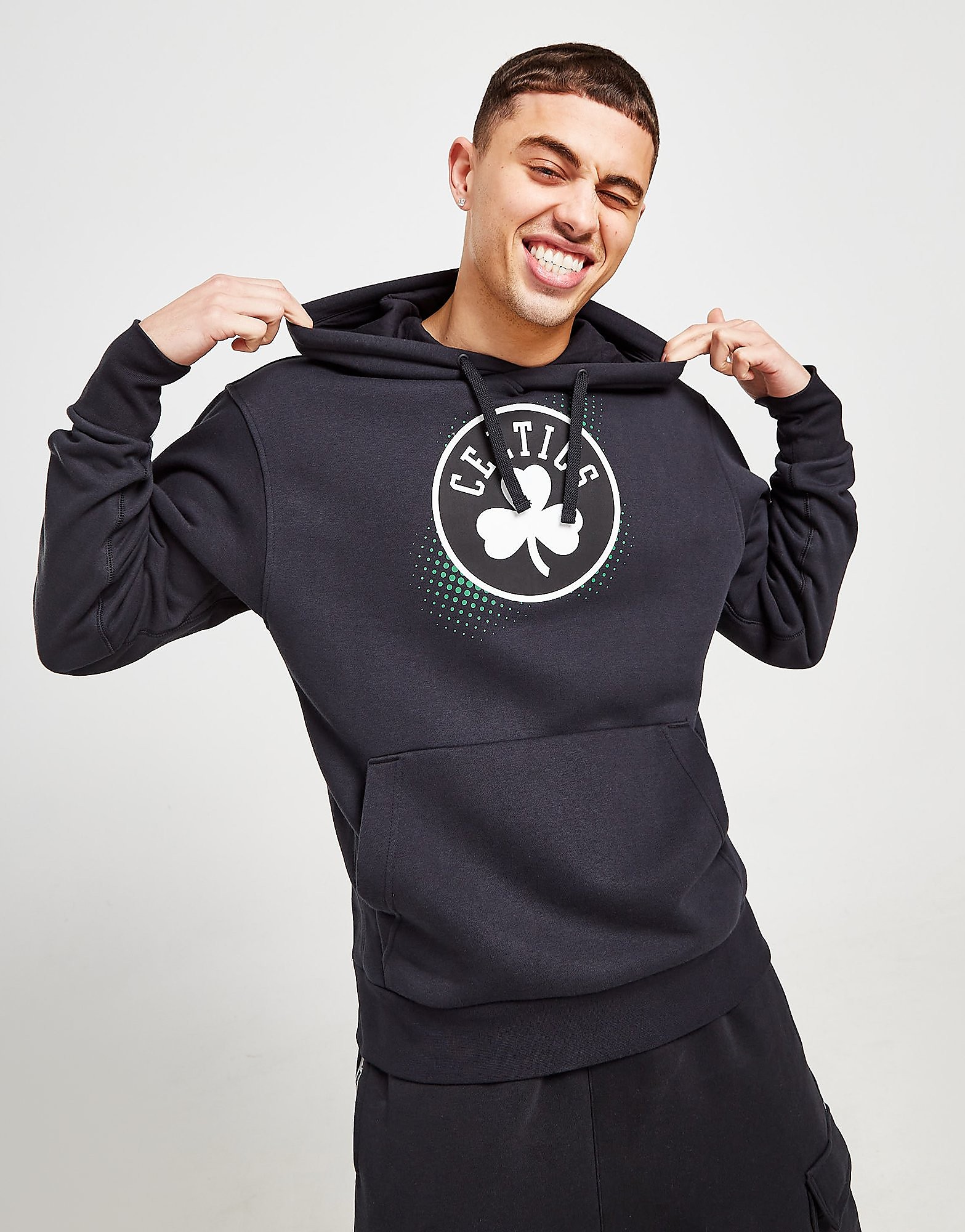 

Nike NBA Boston Celtics Pullover Fleece Hoodie - Black - Mens, Black