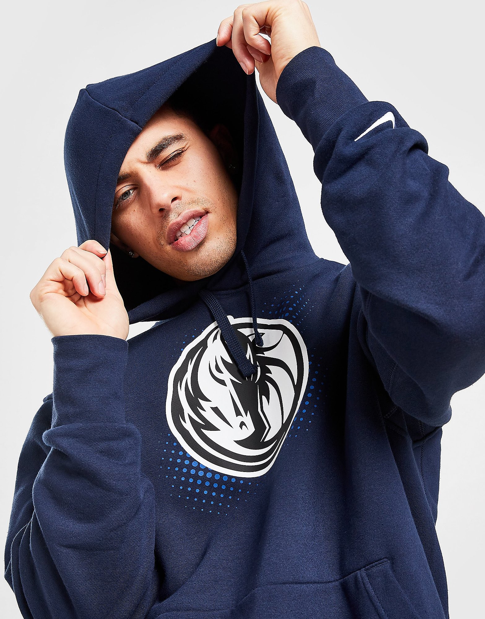

Nike NBA Dallas Mavericks Fleece Pullover Hoodie - College Navy - Mens, College Navy