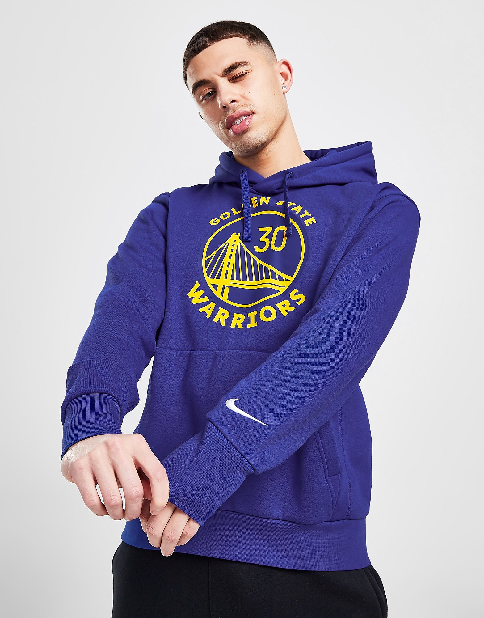 Nike NBA Golden State Warriors Curry #30 Hoodie - Rush Blue - Mens, Rush Blue