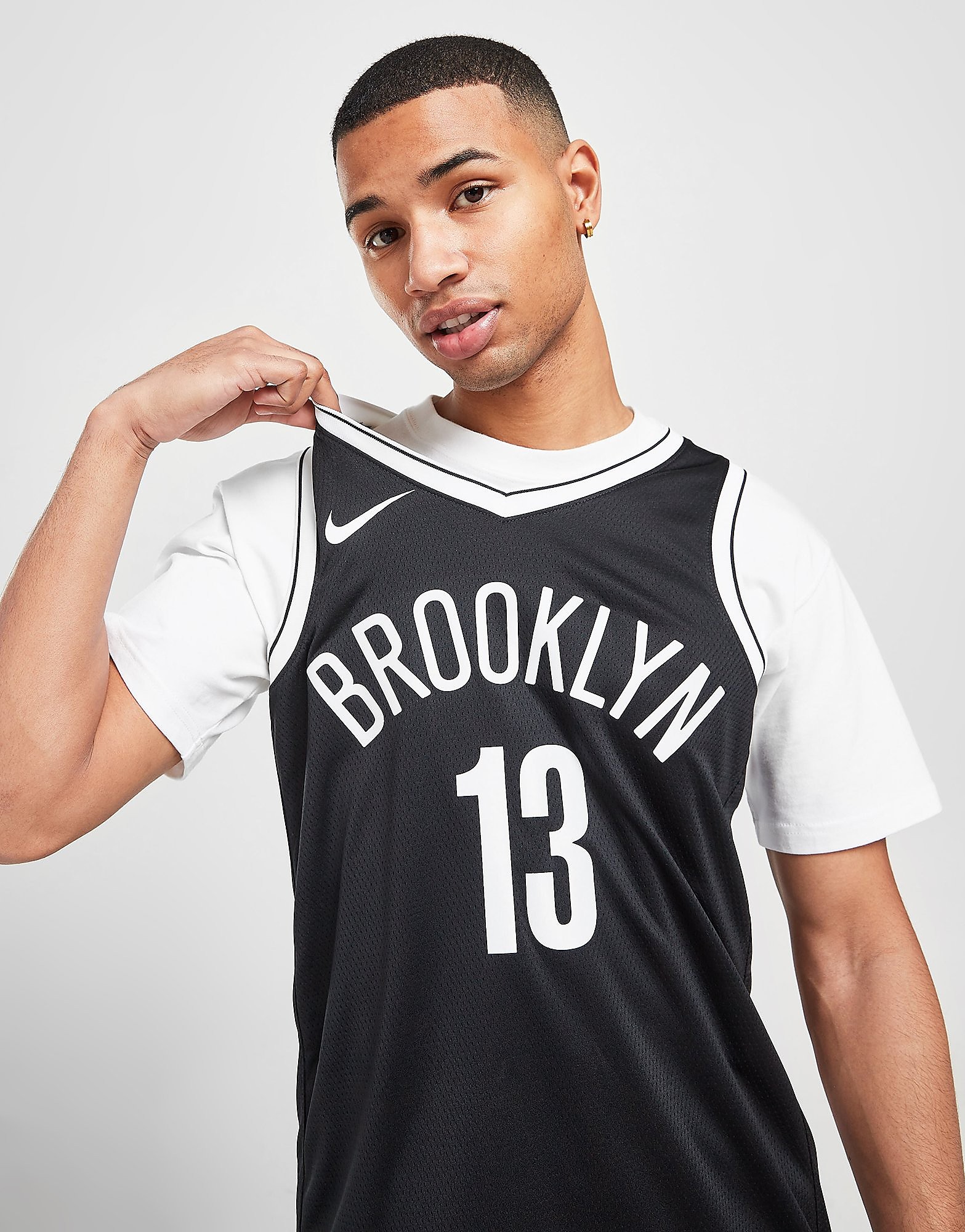 

Nike NBA Brooklyn Nets Harden #13 Swingman Jersey - Black - Mens, Black