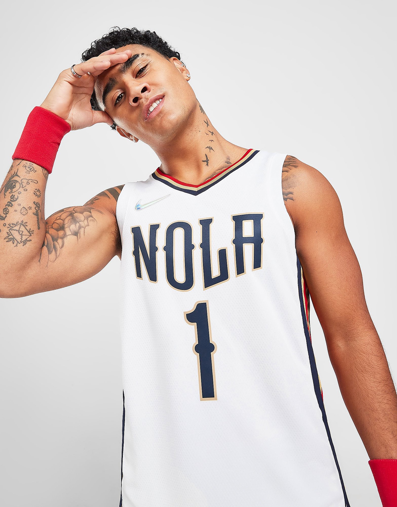 

Nike NBA New Orleans Pelicans Williamson #1 CE Jersey - White/Club Gold - Mens, White/Club Gold