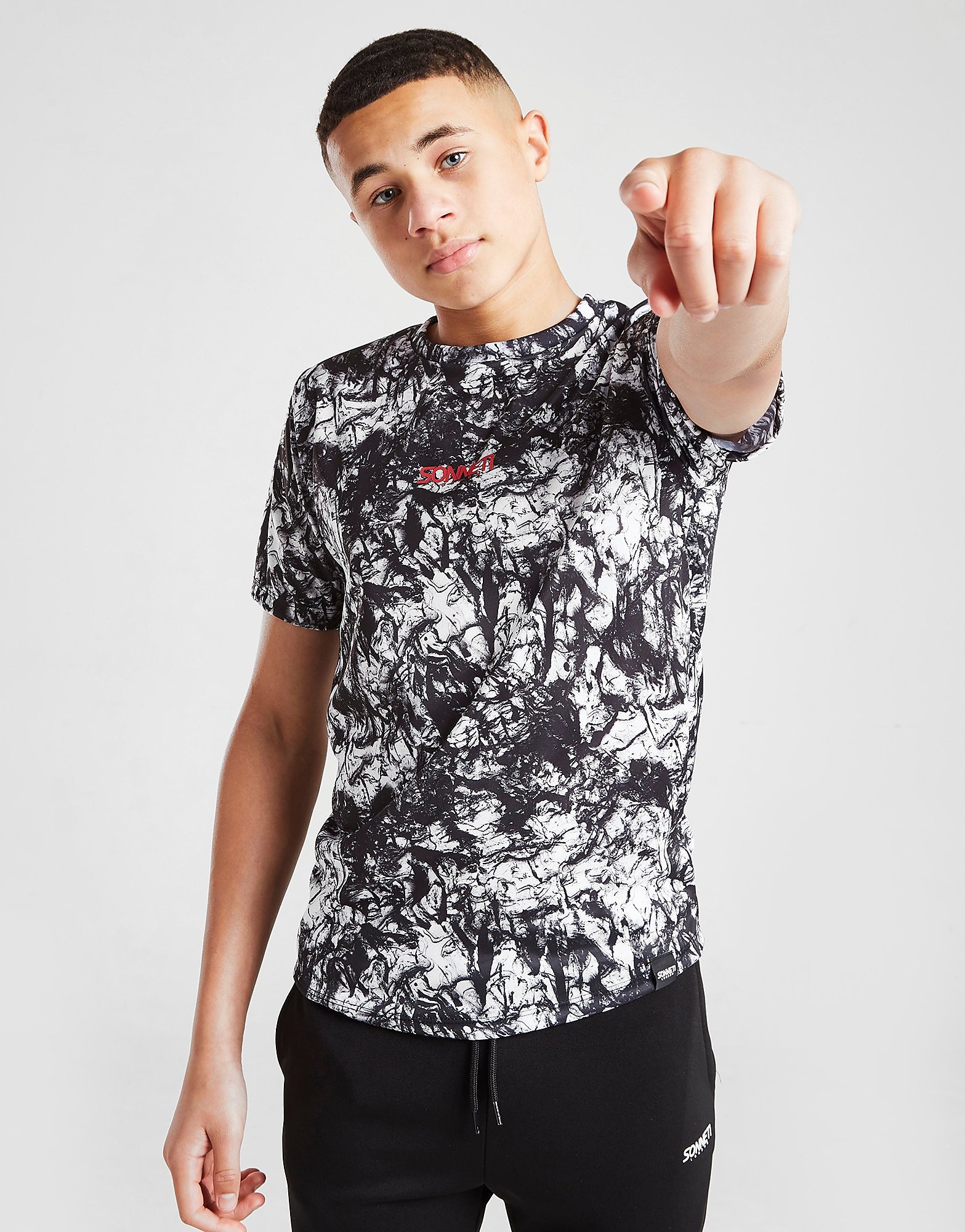 

Sonneti Ridge T-Shirt Junior - Black/White - Kids, Black/White