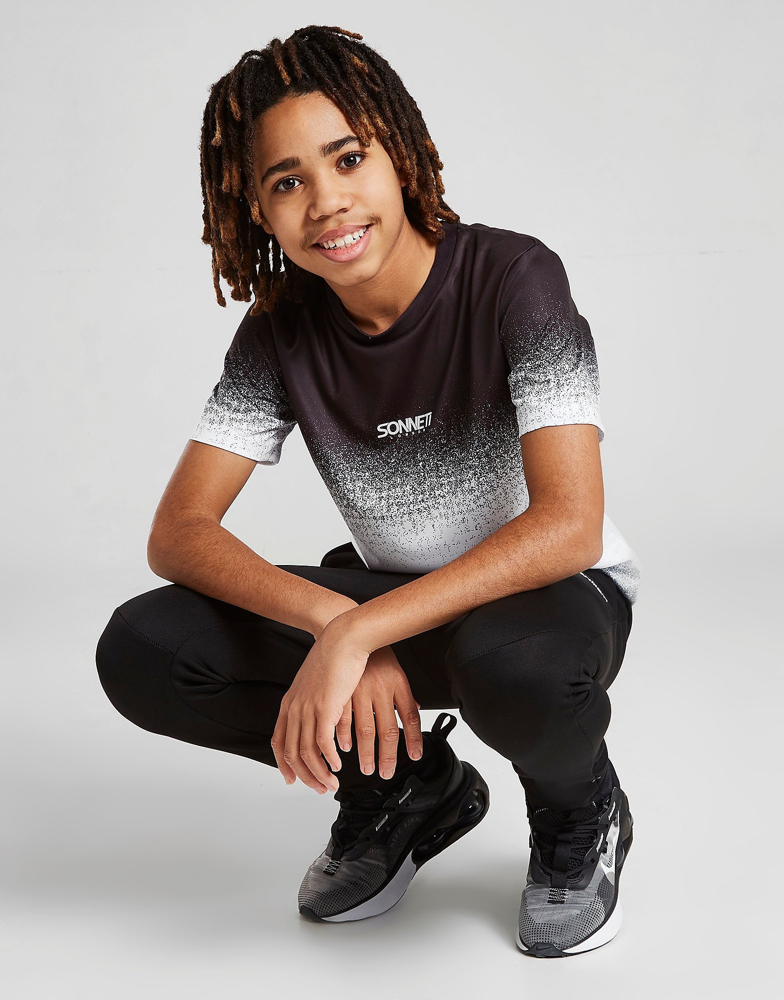 

Sonneti Speckle Fade T-Shirt Junior - BLACK/White - Kids, BLACK/White