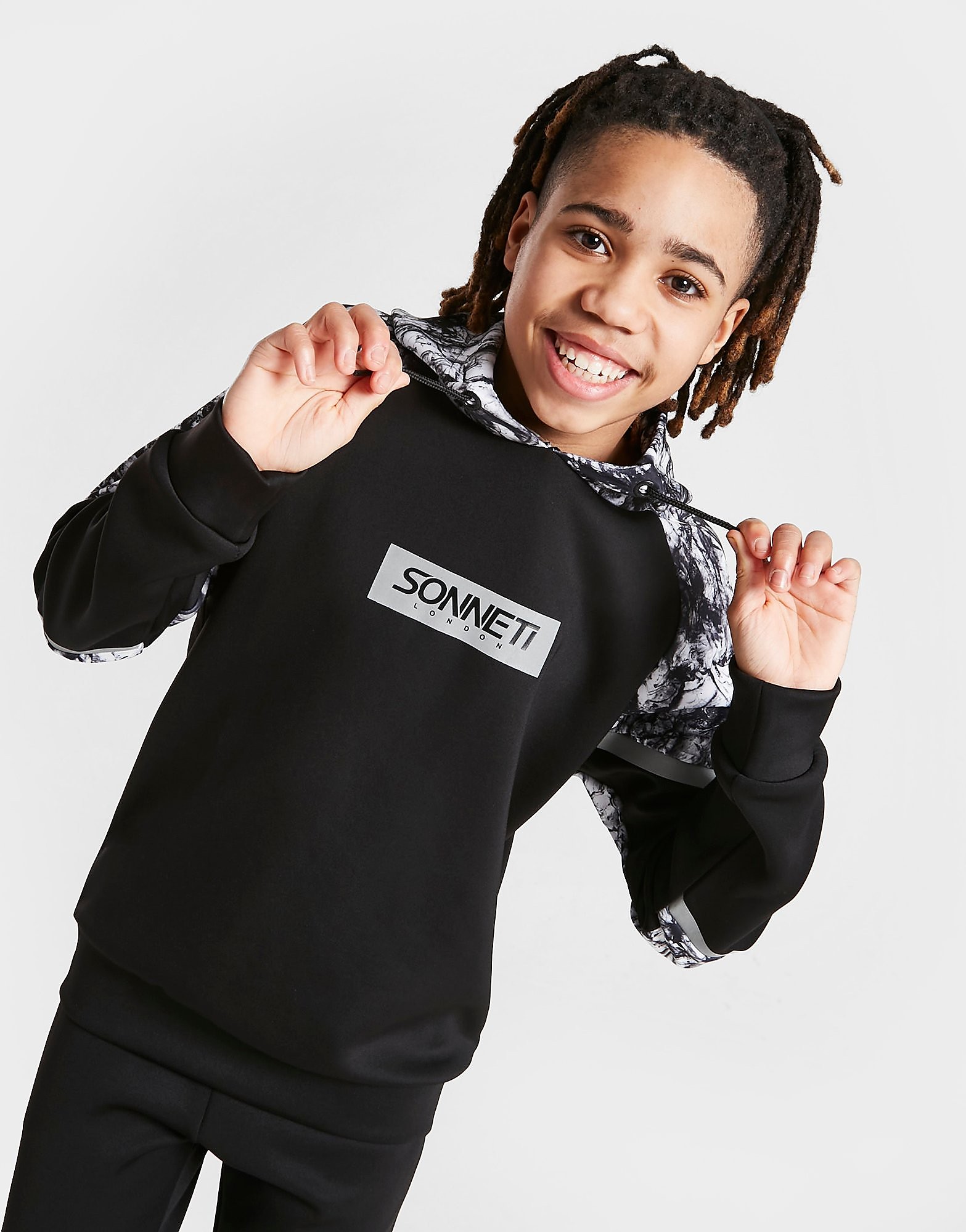 

Sonneti Ridge Panel Overhead Hoodie Junior - Black - Kids, Black