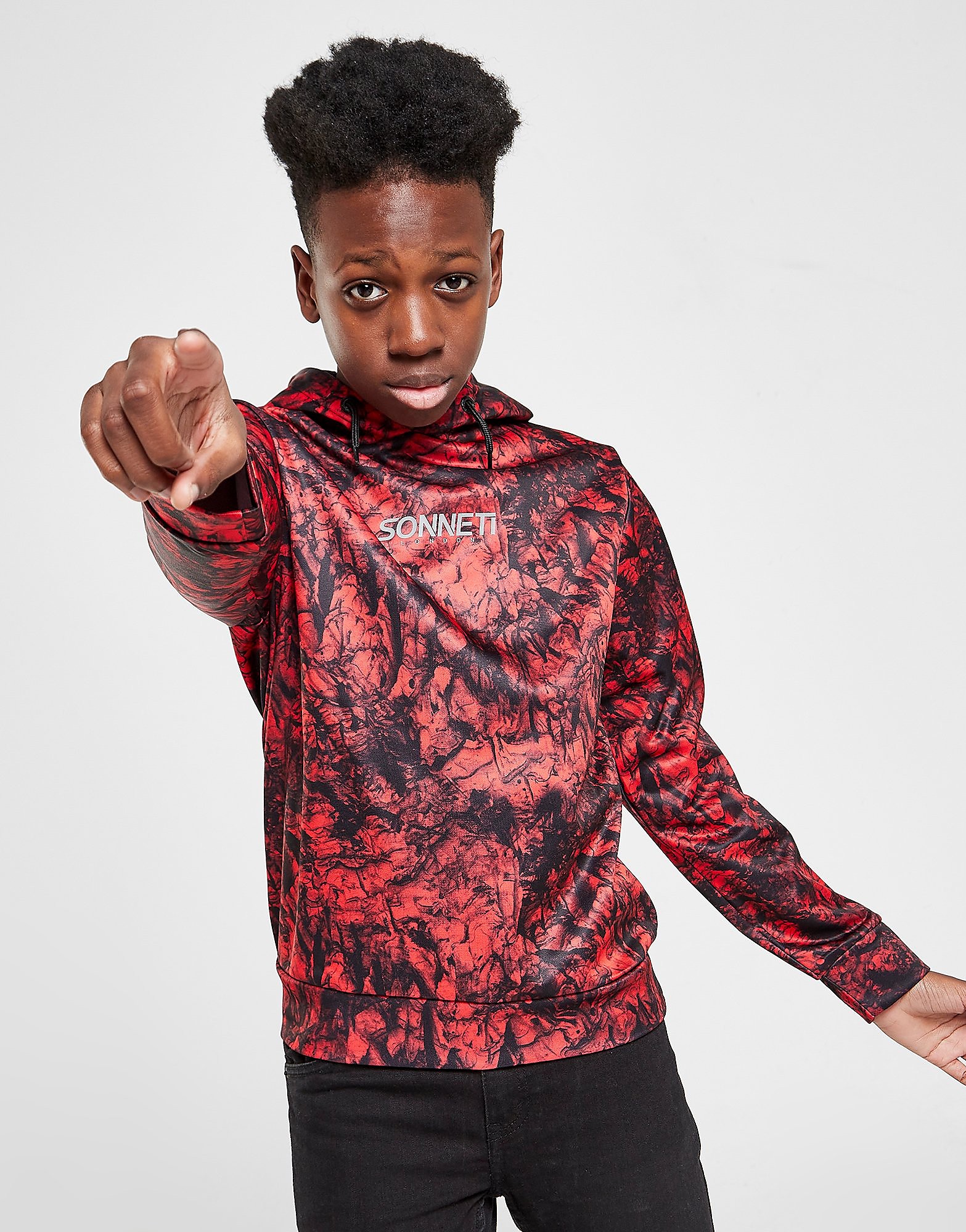 

Sonneti Ridge Overhead Hoodie Junior - Red - Kids, Red