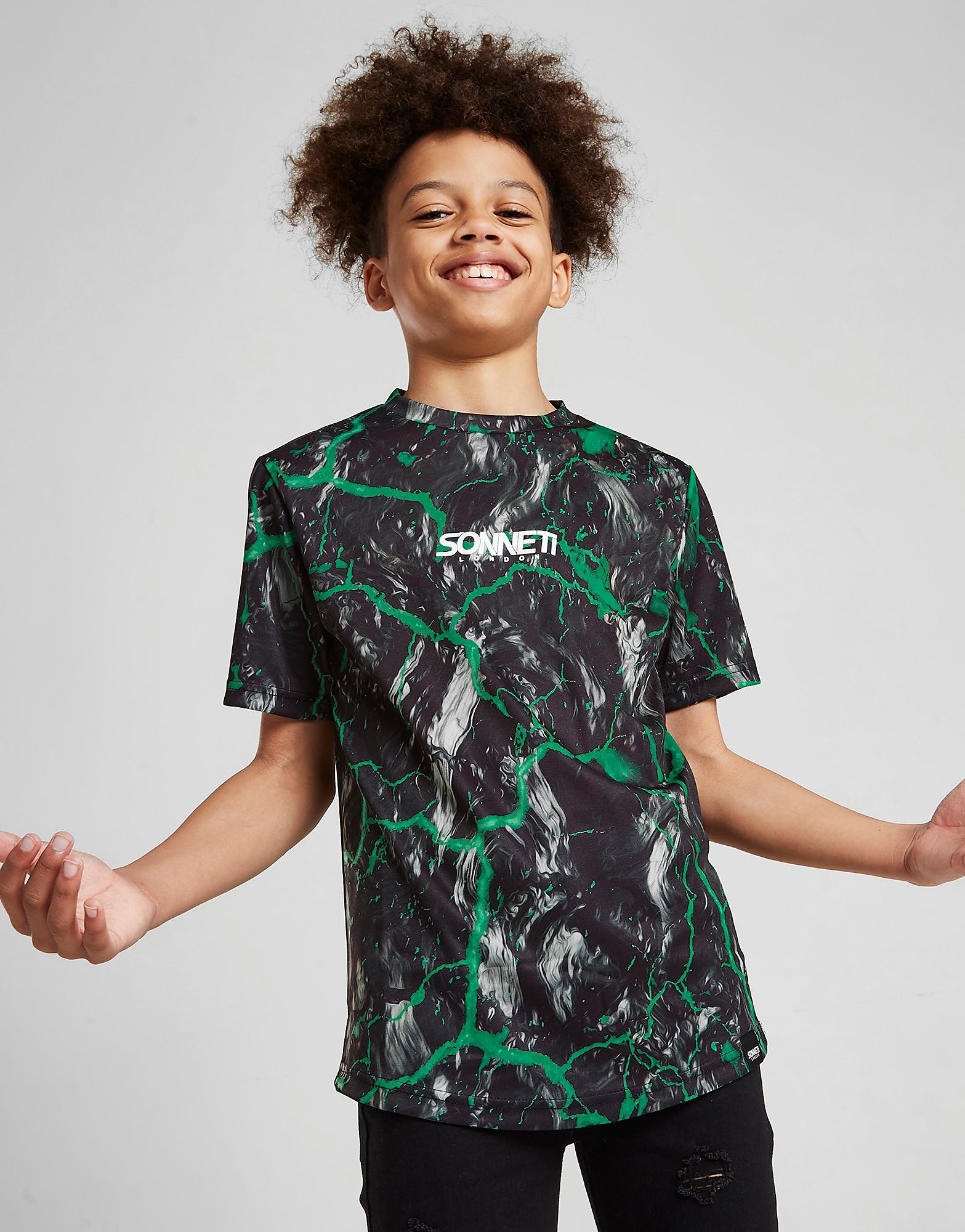 

Sonneti Lava T-Shirt Junior - Black/Green - Kids, Black/Green