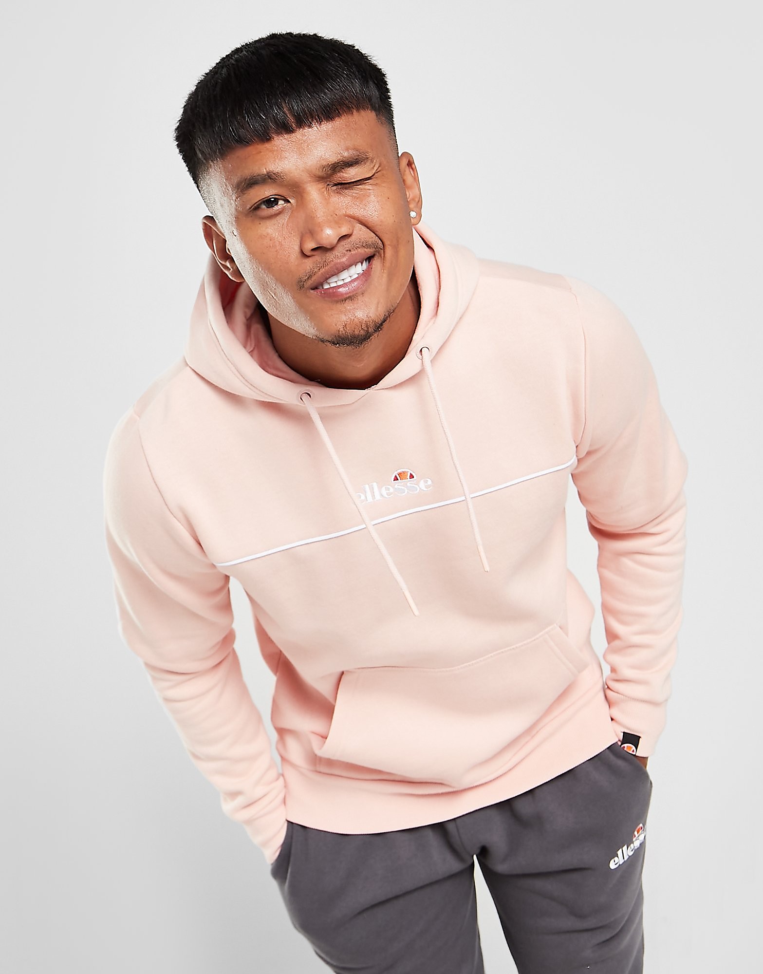 

Ellesse Kasper Hoodie - Pink - Mens, Pink