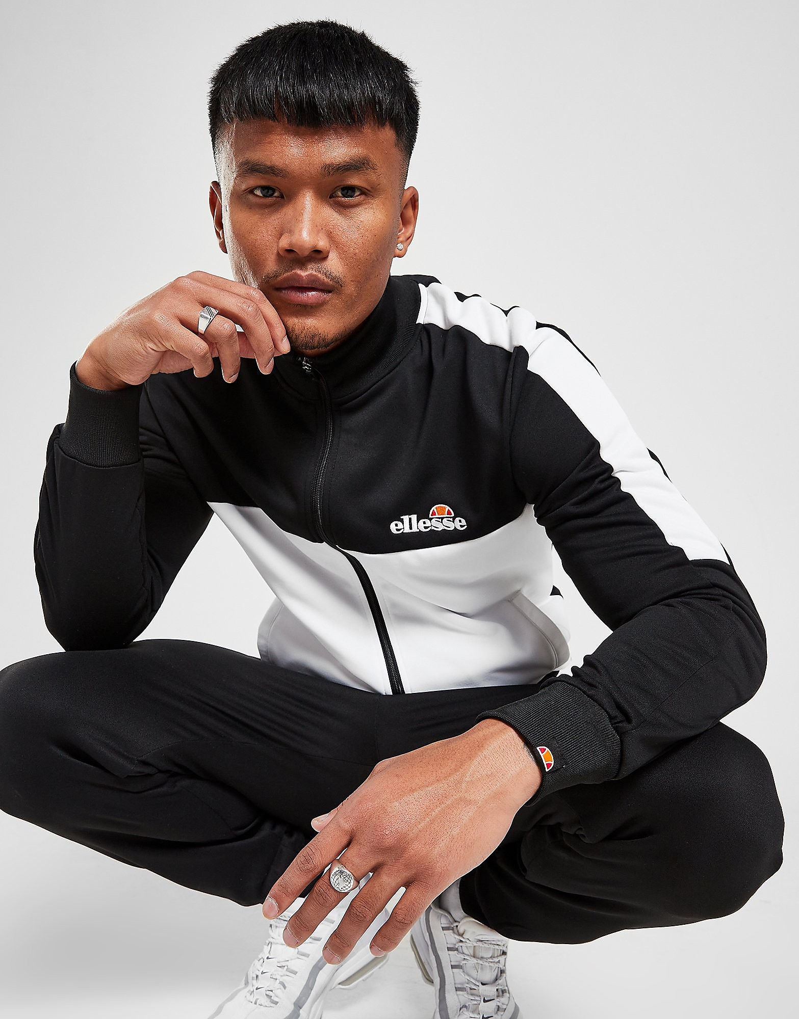 

Ellesse Optimus Poly Track Top - Only at JD - Black - Mens, Black