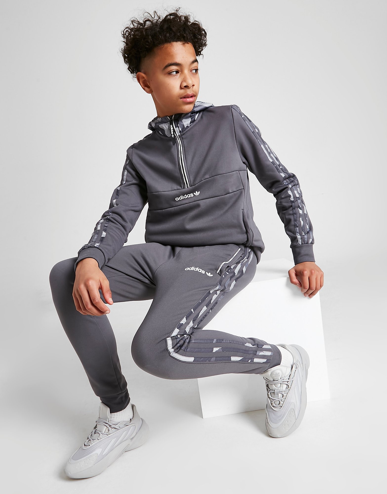 

adidas Originals Poly Track Pants Junior - Only at JD - Grey - Kids, Grey