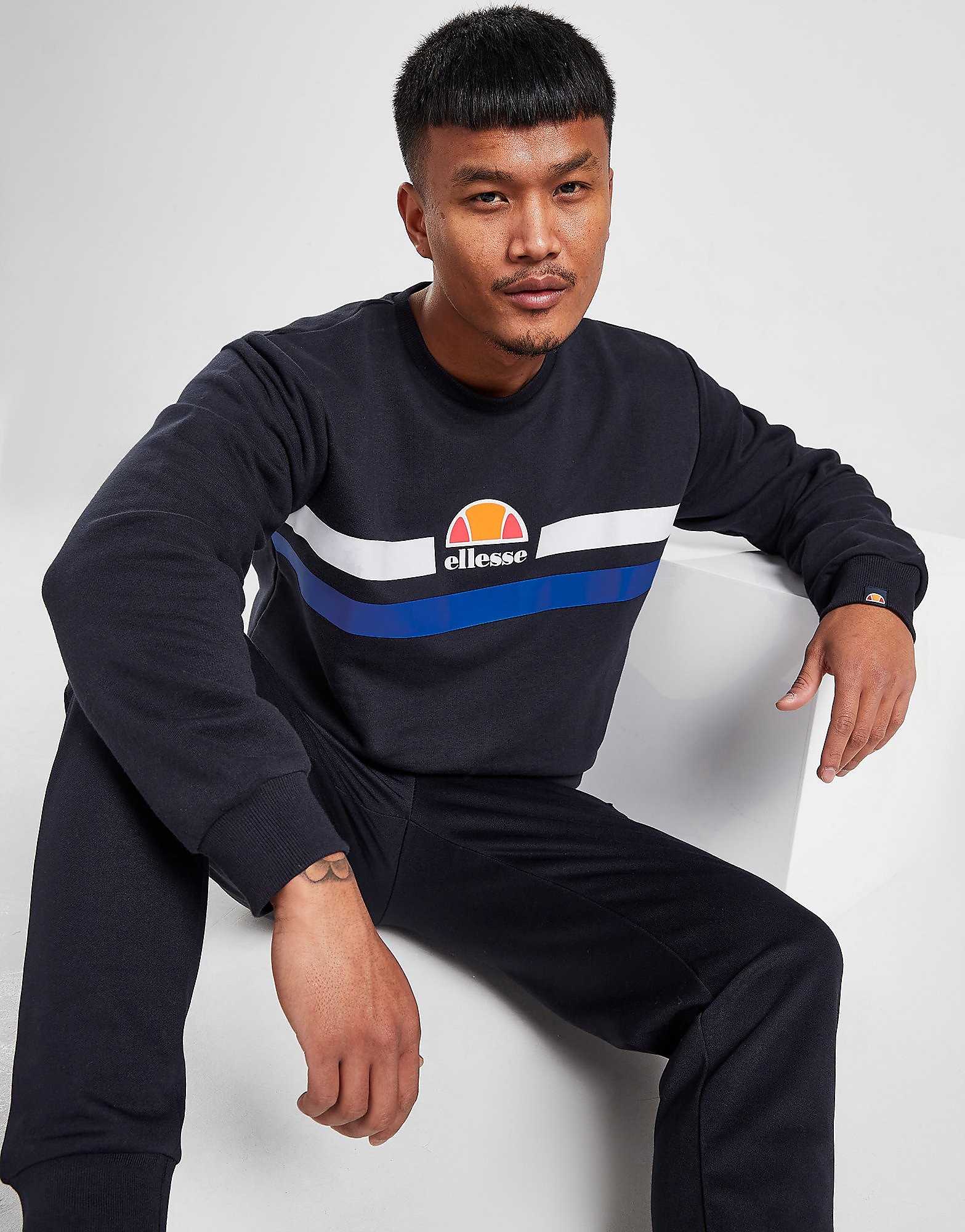 

Ellesse Prella Sweatshirt - Blue - Mens, Blue