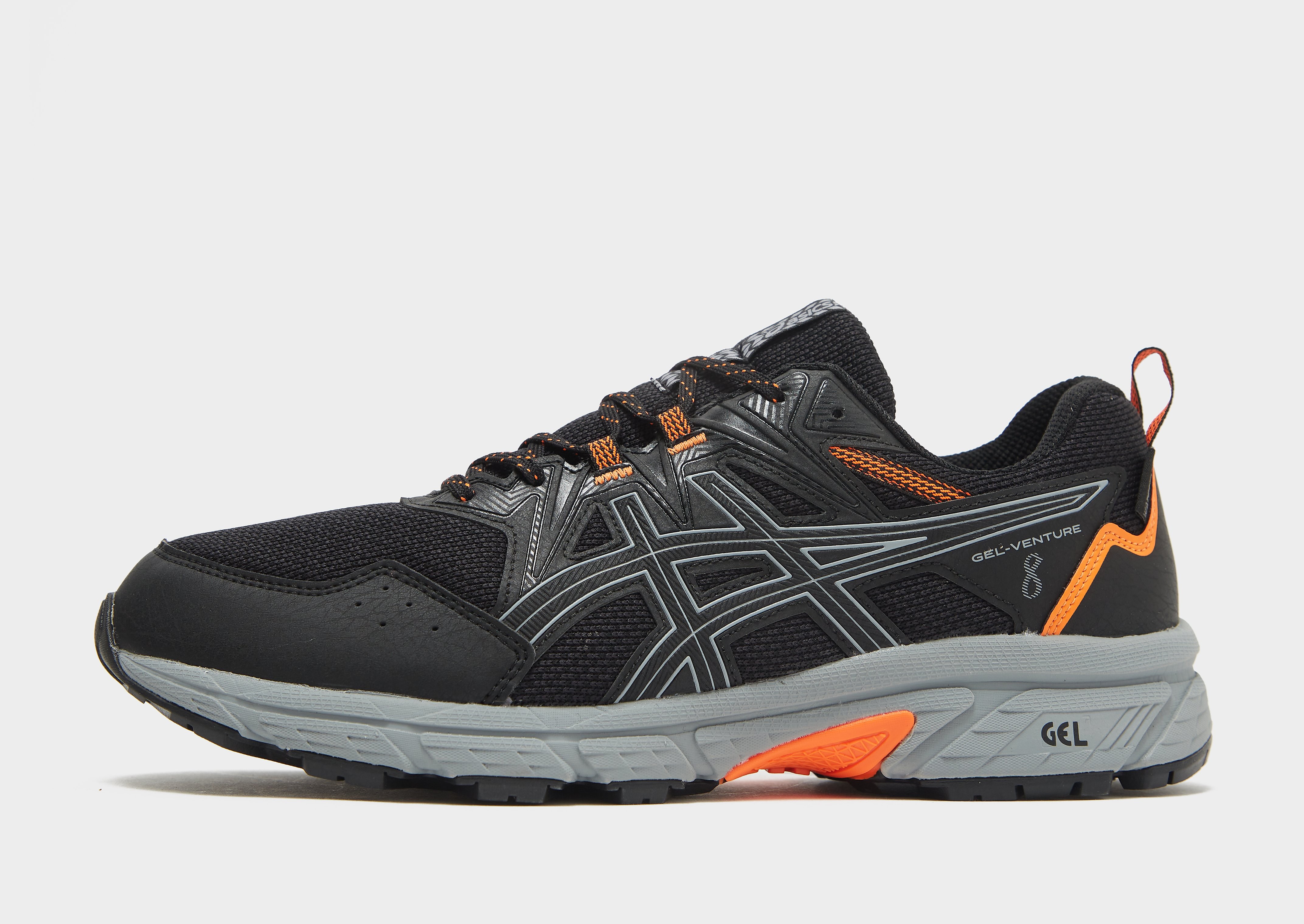

Asics Venture 8 Waterproof - Black - Mens, Black