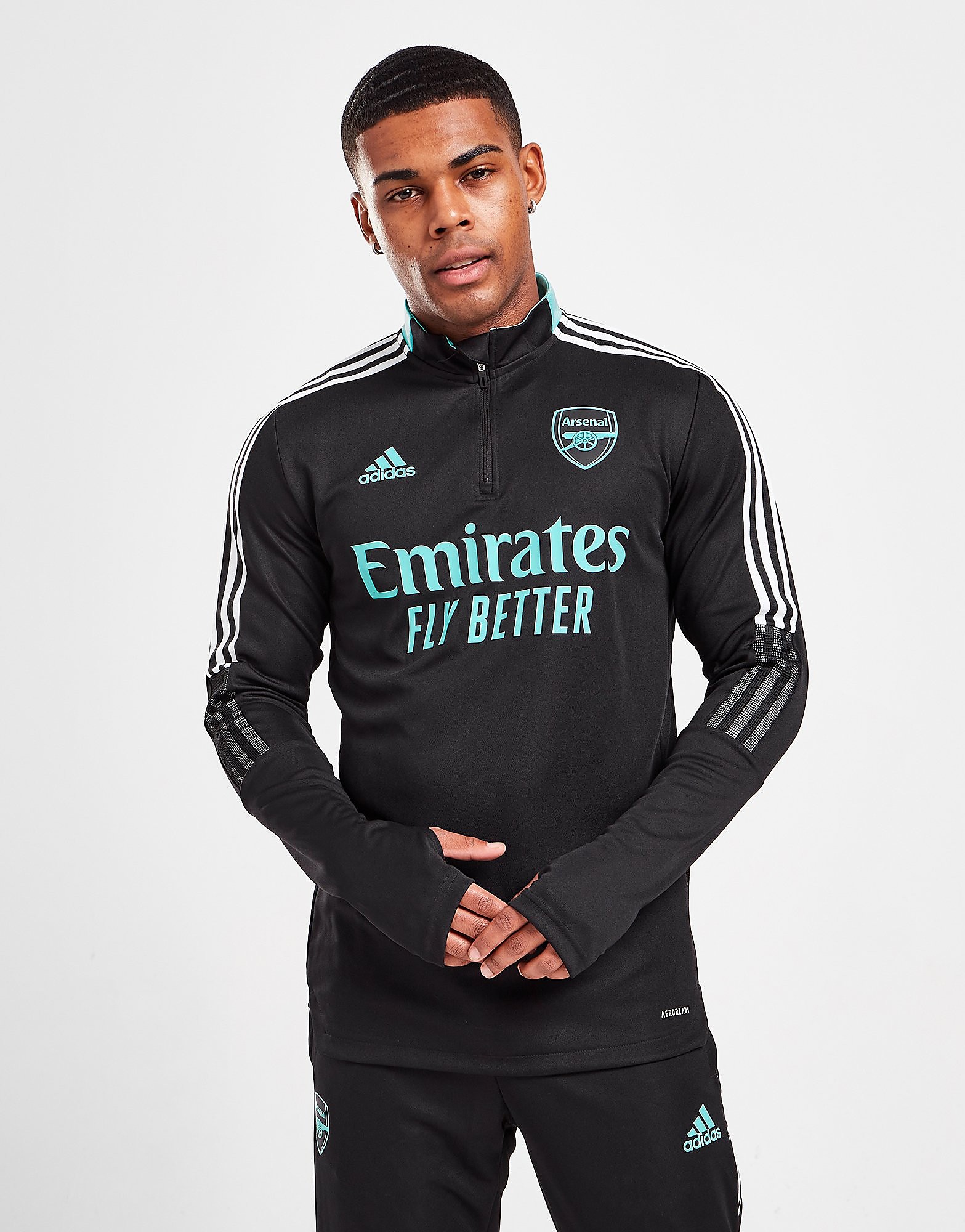 

adidas Arsenal FC Training Top - Black - Mens, Black