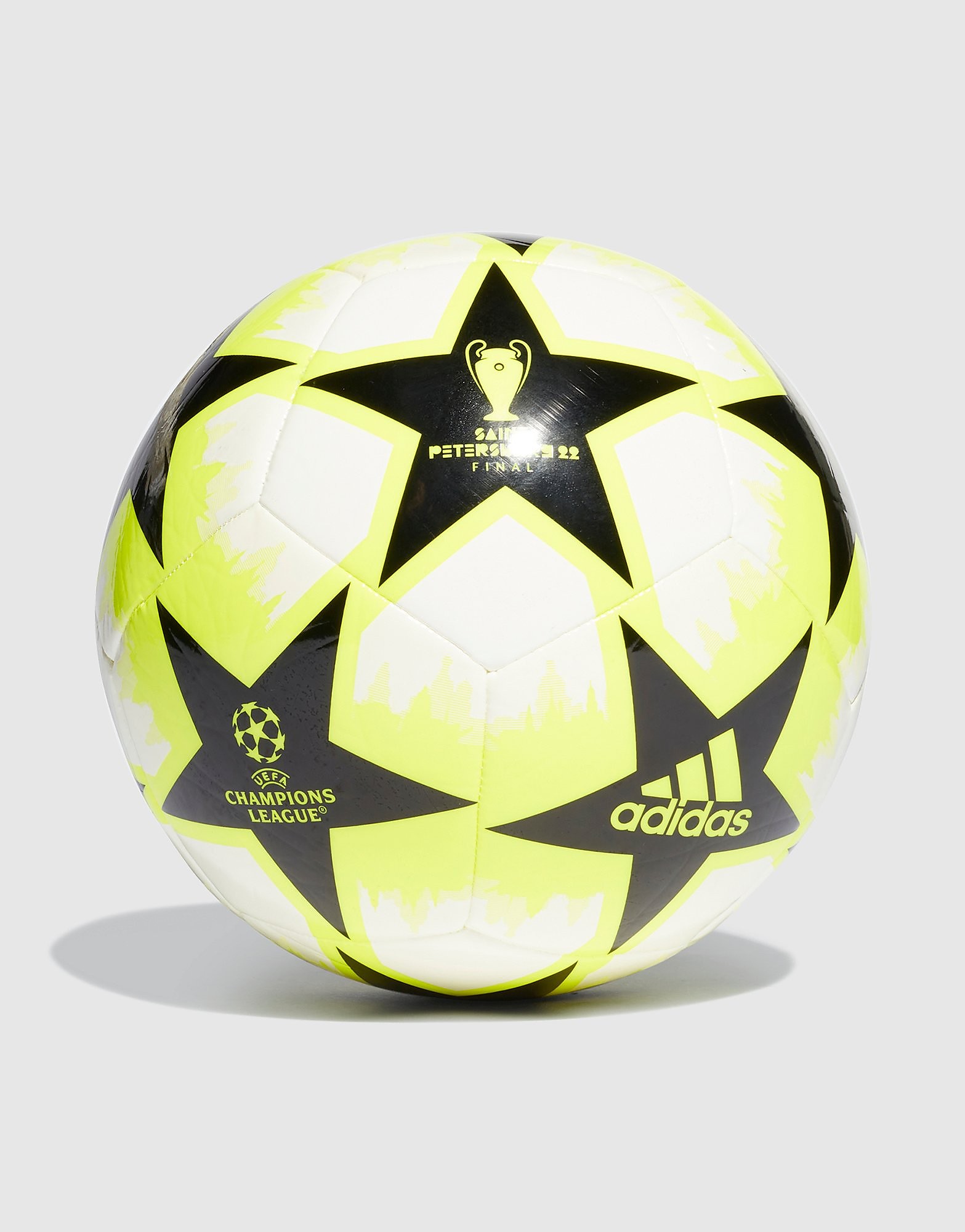 

adidas UEFA Champions League 2021/22 Club Football - Solar Yellow / White / Black - Womens, Solar Yellow / White / Black