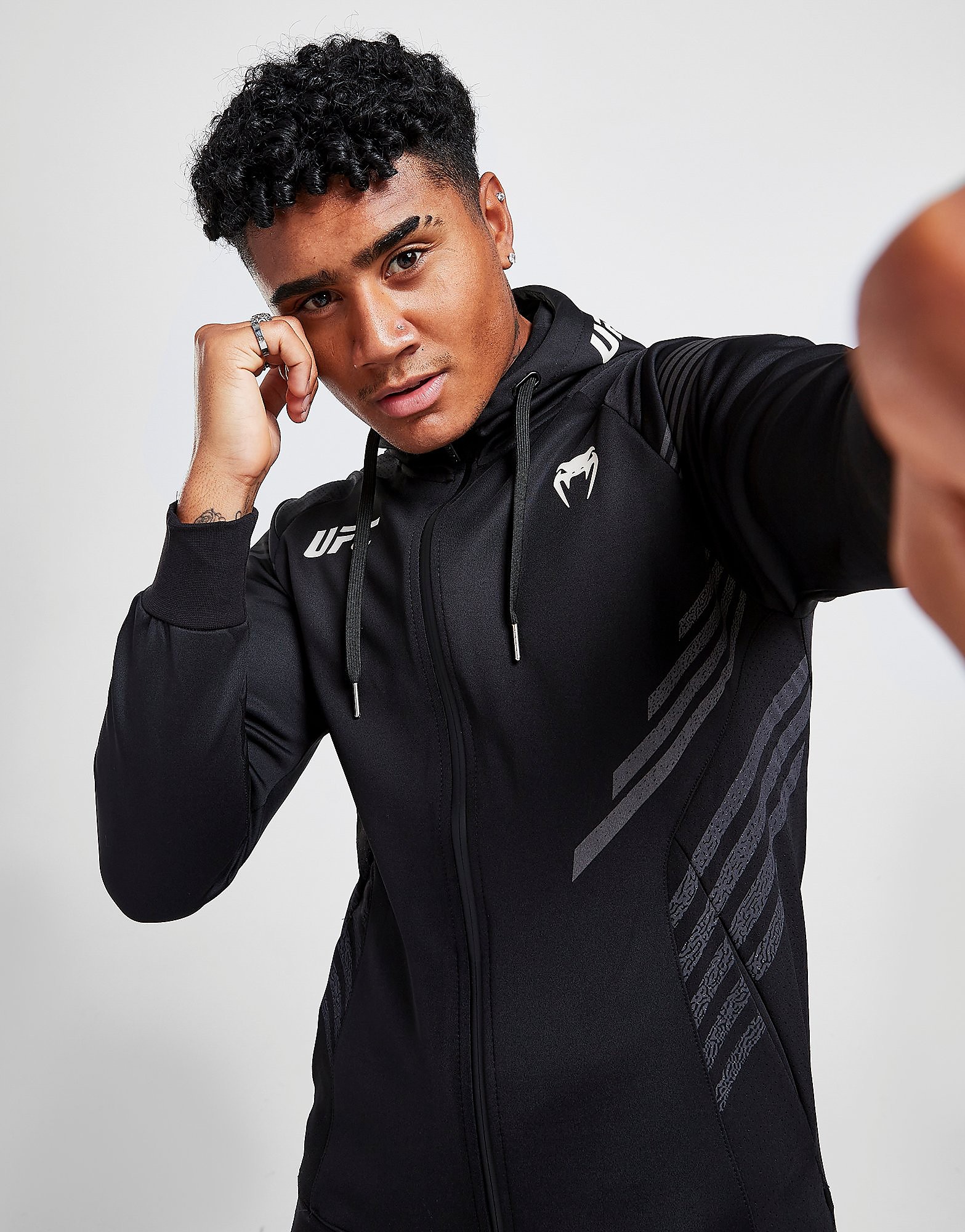 

Venum UFC Fight Night Pro Hoodie - Black - Mens, Black