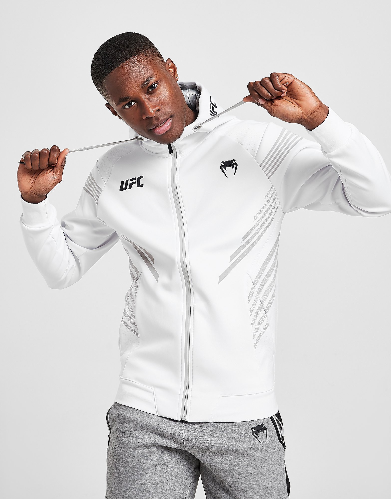 

Venum UFC Fight Night Pro Hoodie - White - Mens, White
