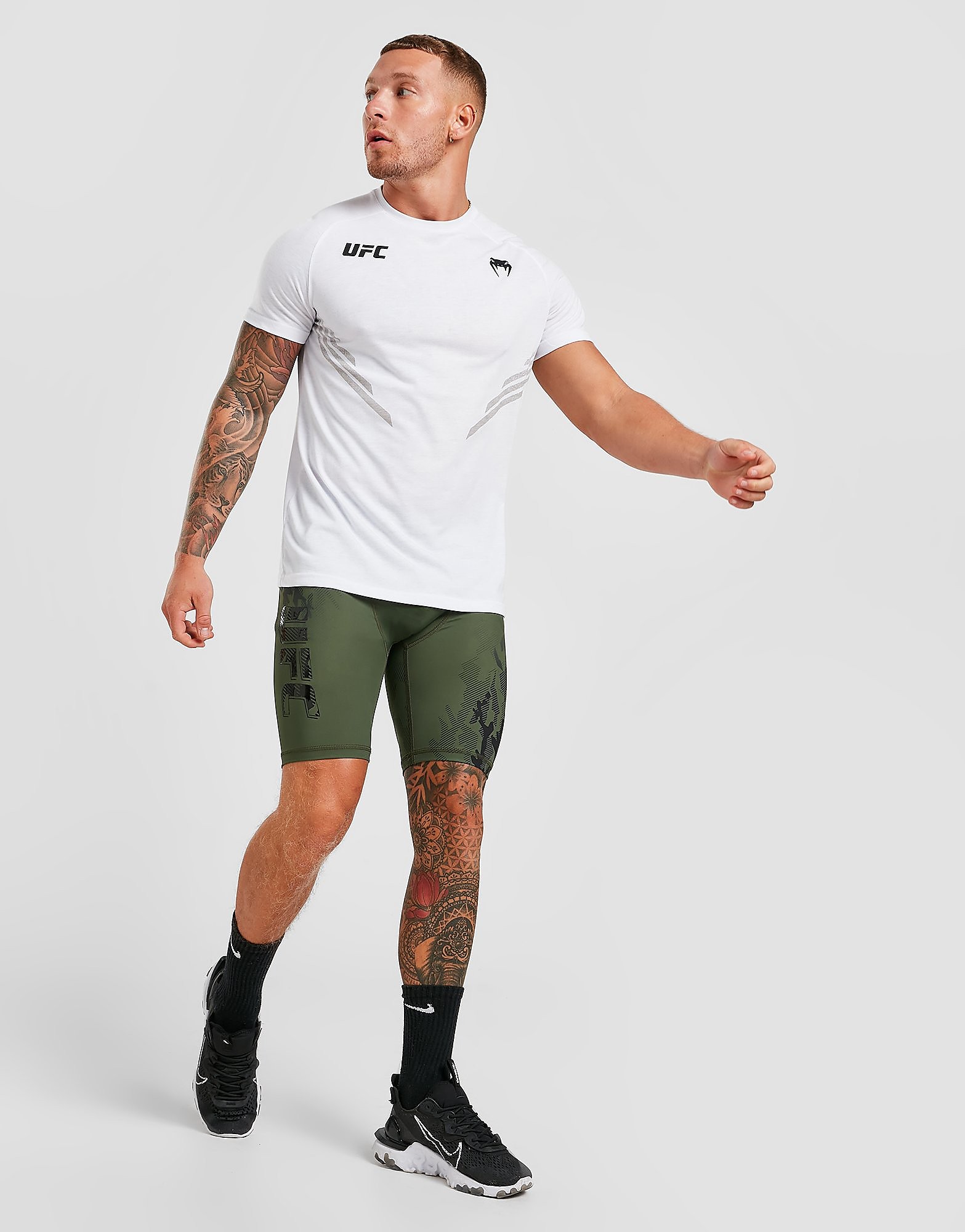 

Venum UFC Fight Week Vake Tudo Shorts - Green - Mens, Green
