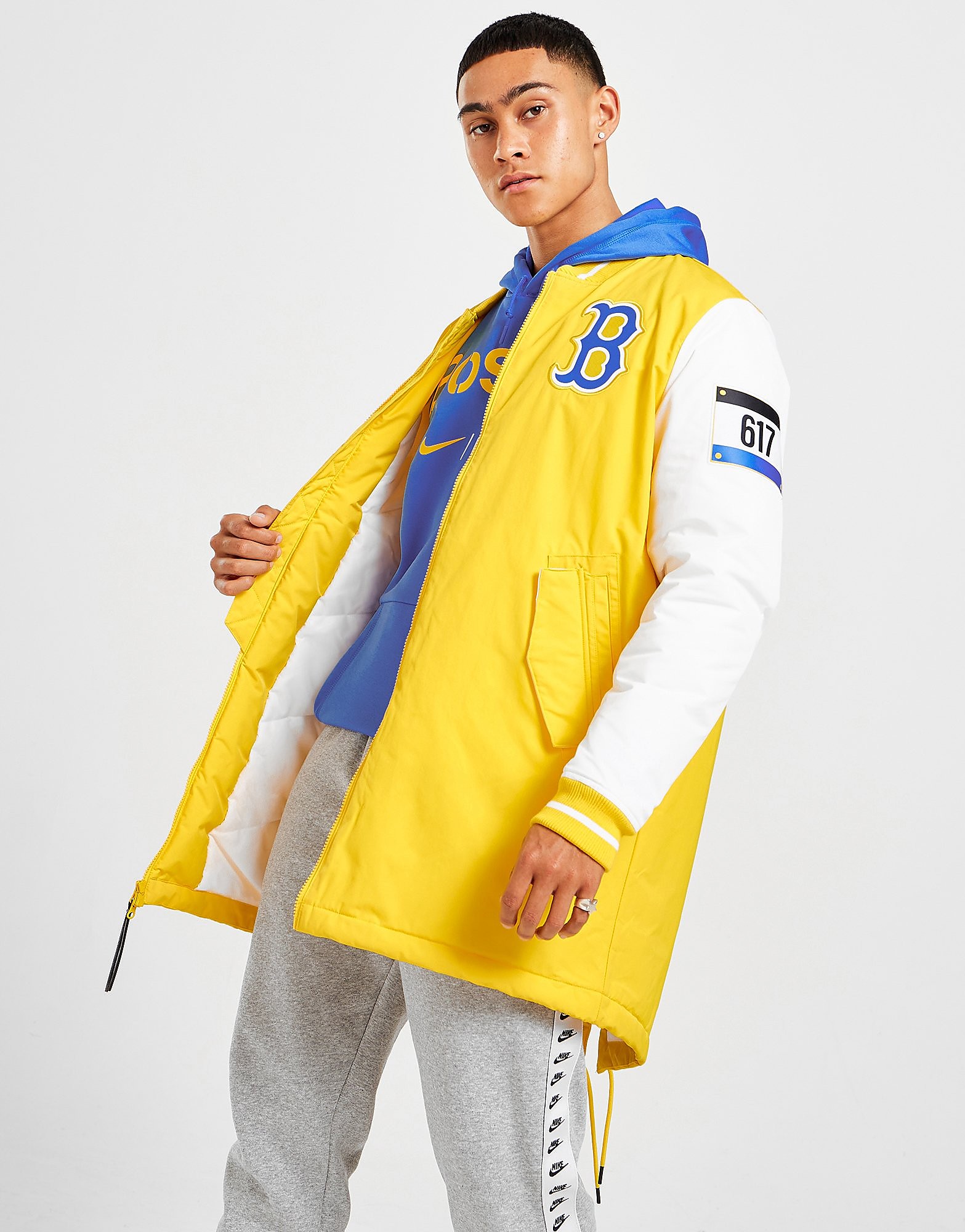 

Nike MLB Boston Red Sox City Connect Dugout Jacket - Yellow - Mens, Yellow