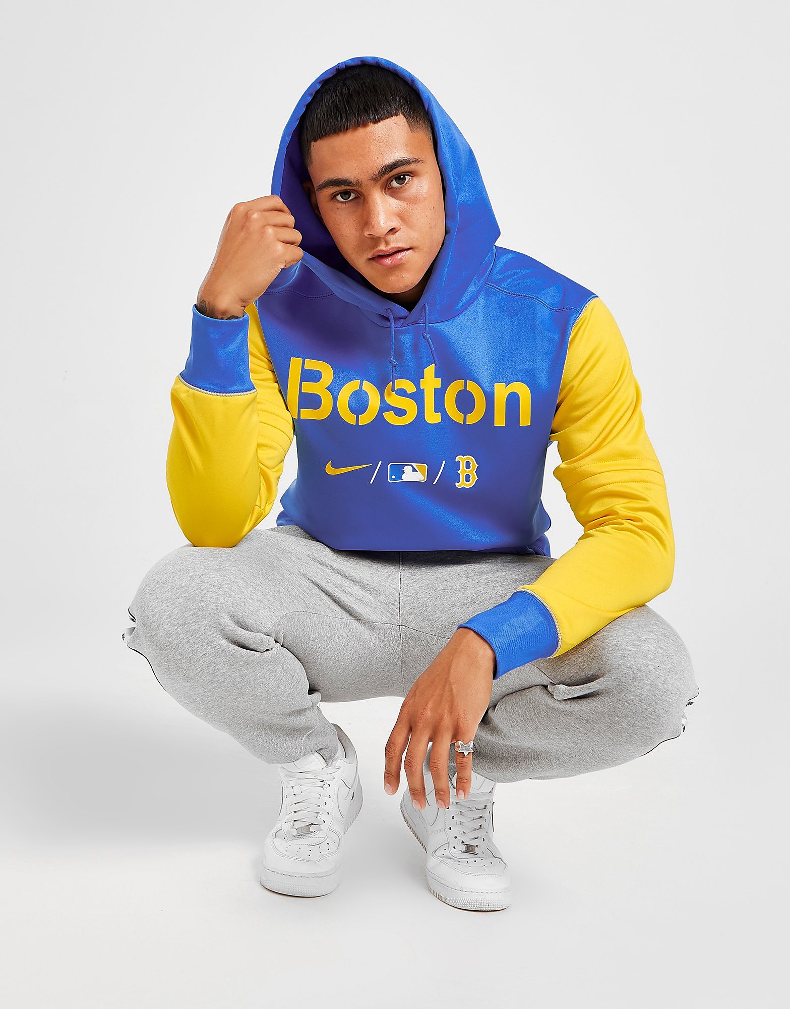 

Nike MLB Boston Red Sox City Connect Therma Hoodie - Blue/Yellow - Mens, Blue/Yellow