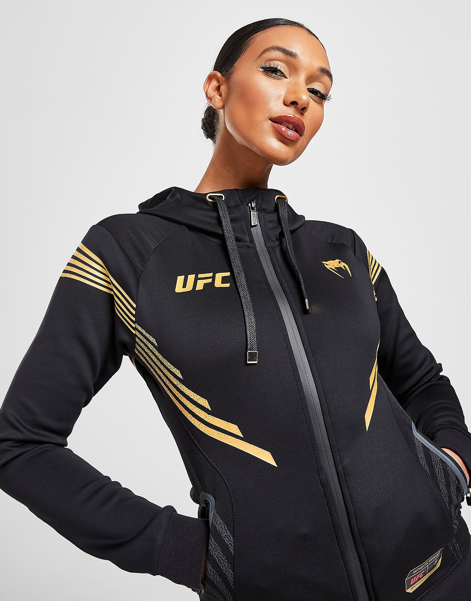 

Venum UFC Fight Night Walkout Hoodie - Black - Womens, Black