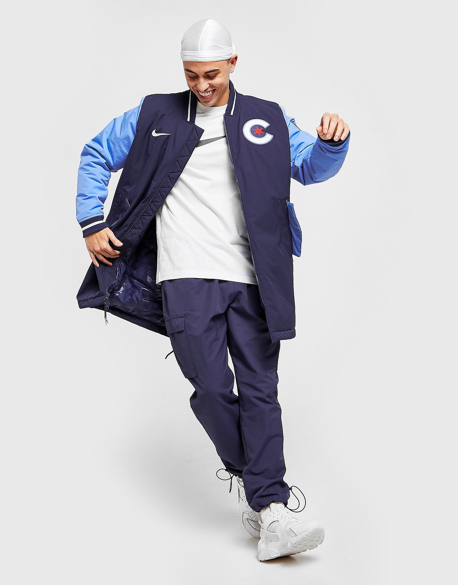 

Nike MLB Chicago Cubs City Connect Dugout Jacket - Blue - Mens, Blue