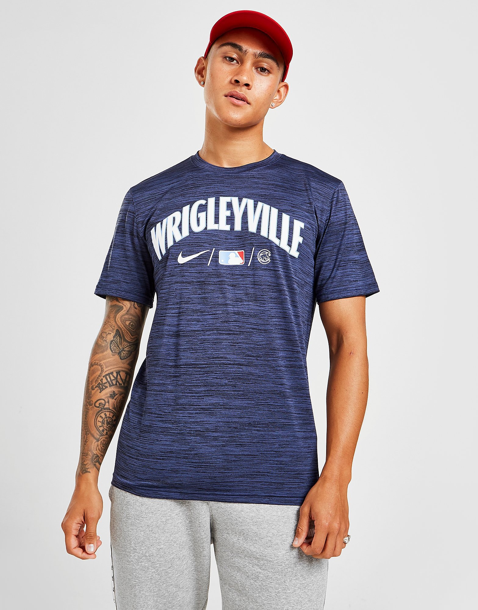 

Nike MLB Chicago Cubs City Connect Velocity T-Shirt - Blue - Mens, Blue