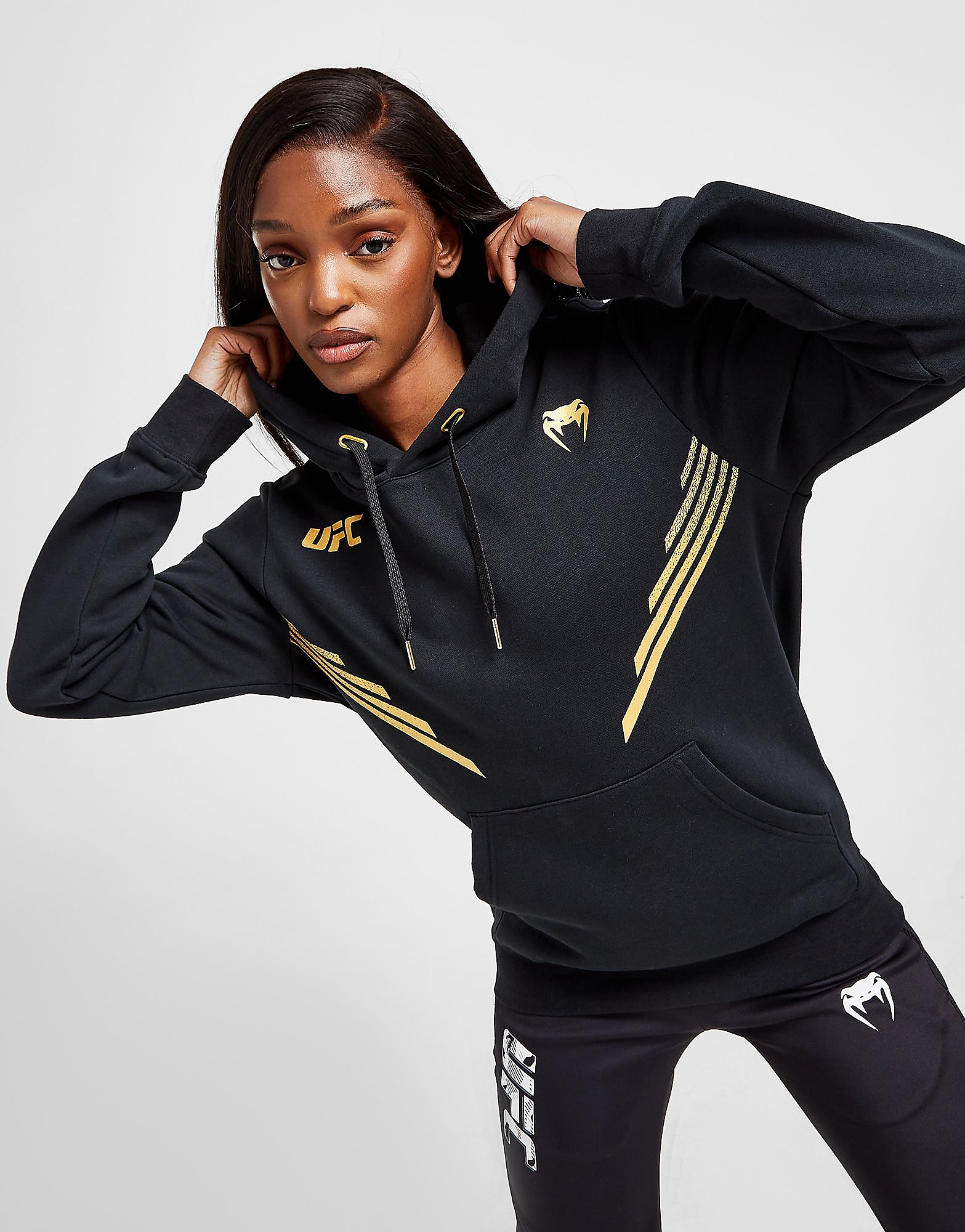 

Venum UFC Replica Champion Hoodie - Black - Womens, Black