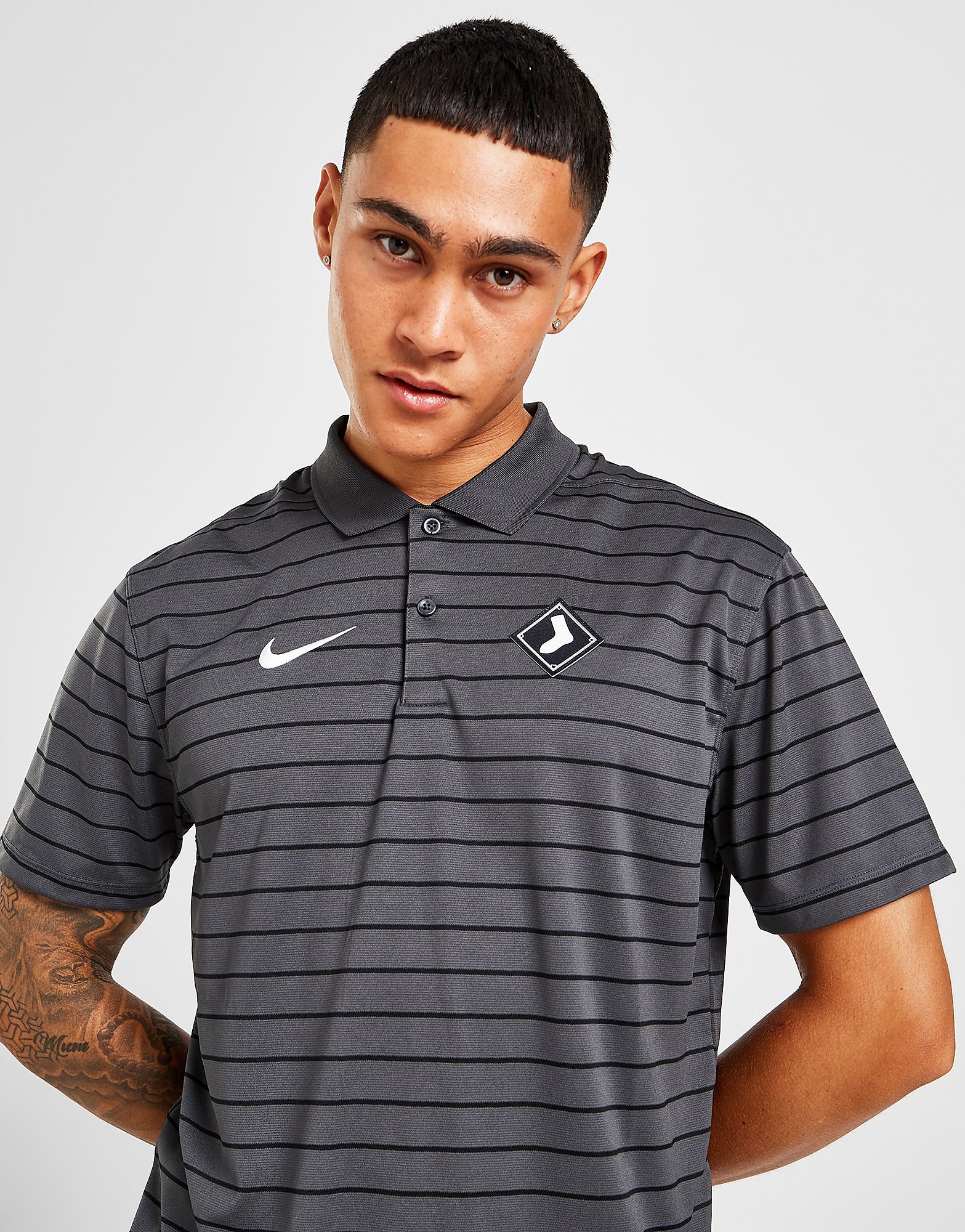 

Nike MLB Chicago White Sox City Connect Polo Shirt - Grey/S - Mens, Grey/S